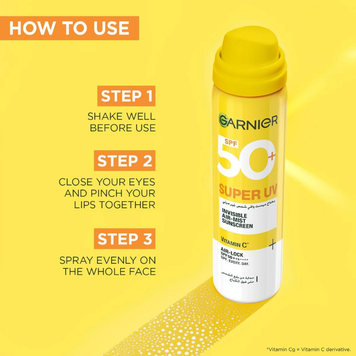 Super UV Air-Mist Sunscreen Invisible Vitamin C - Image 3