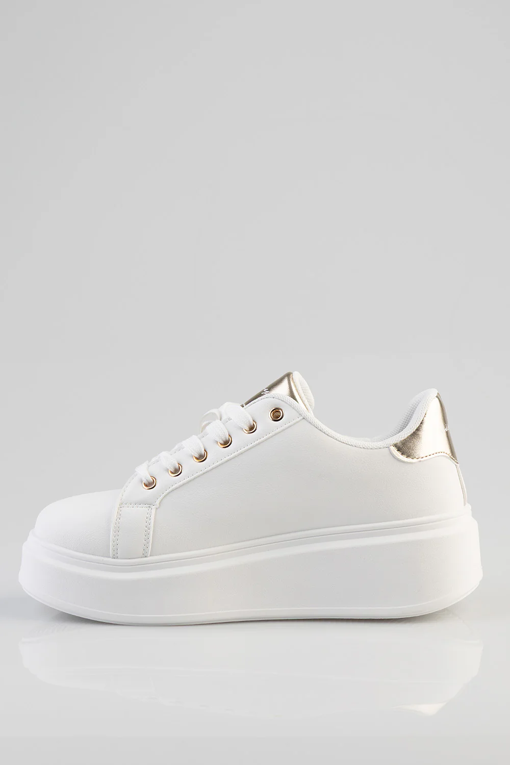 Gemy Bejeweled Chunky Sneaker - White - Image 3