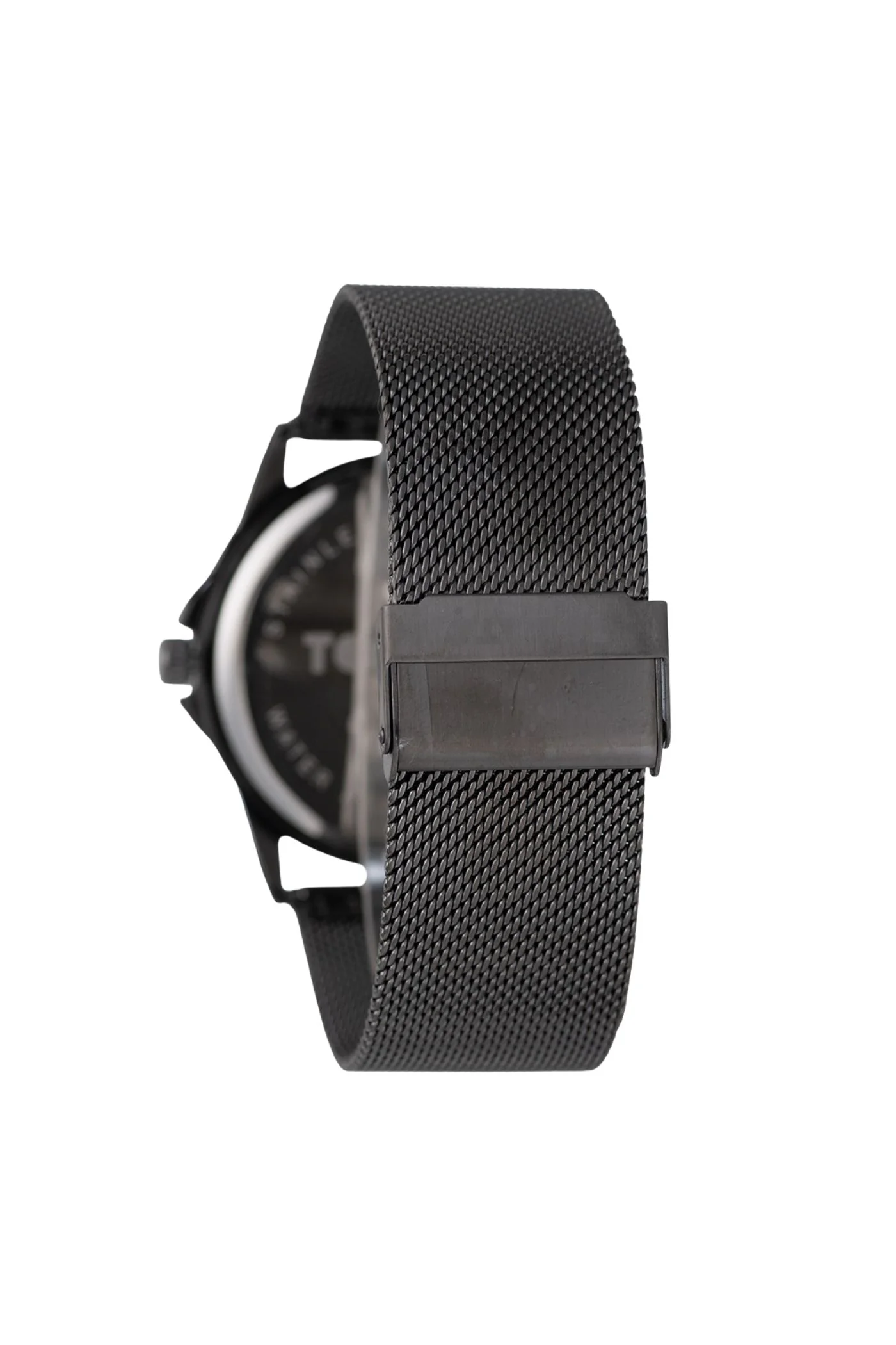 Gents 40mm Case Watch With Mesh Gunmetal Band - Image 2