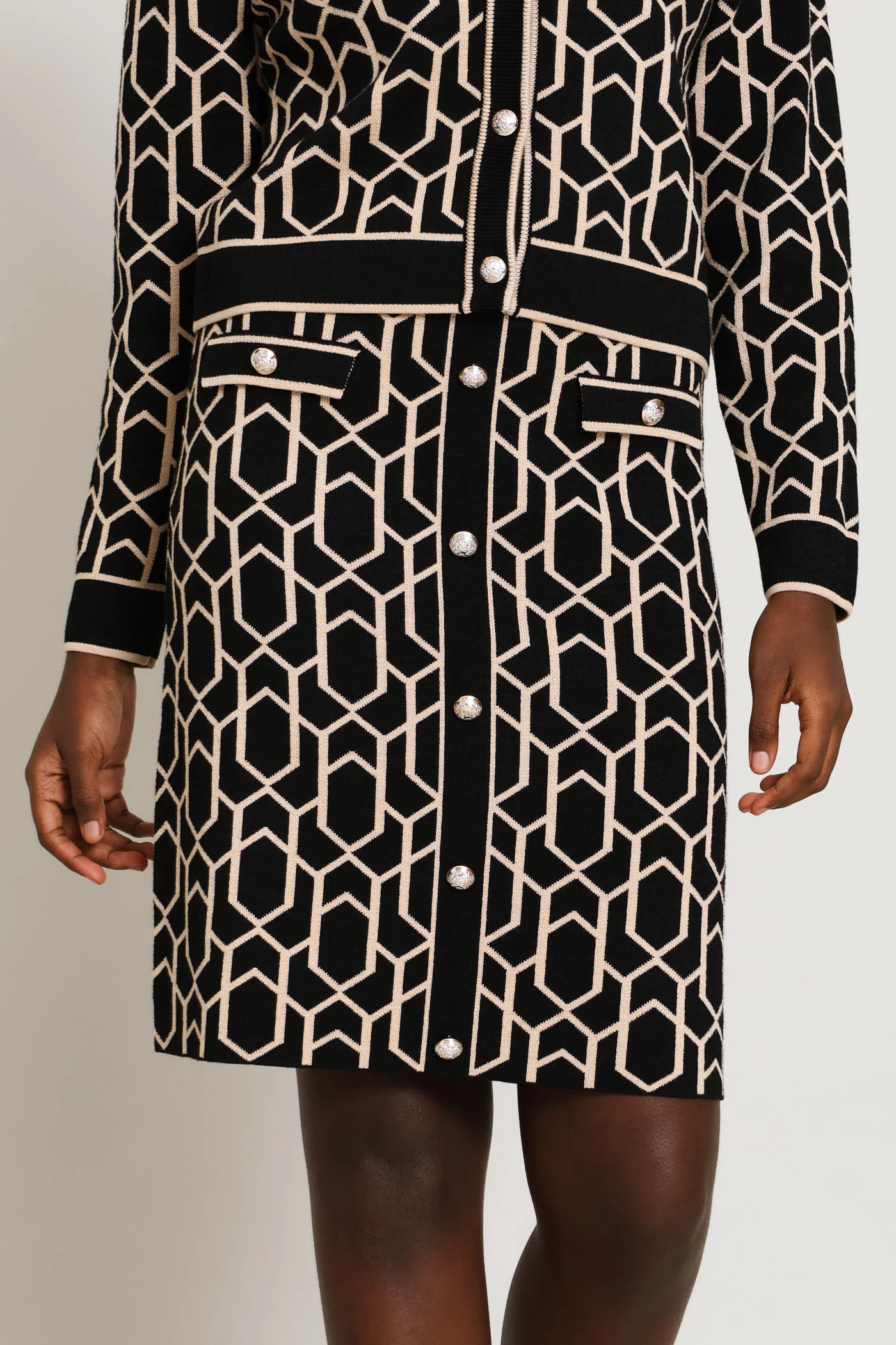Geo Skirt - Black - Image 2