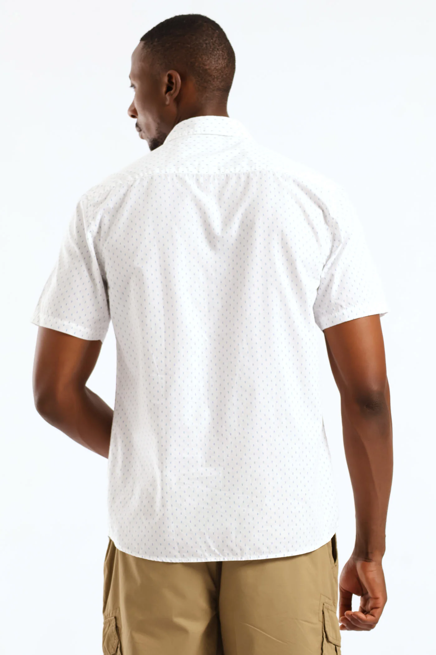 Geo Spear Regular Shirt - White - Image 5
