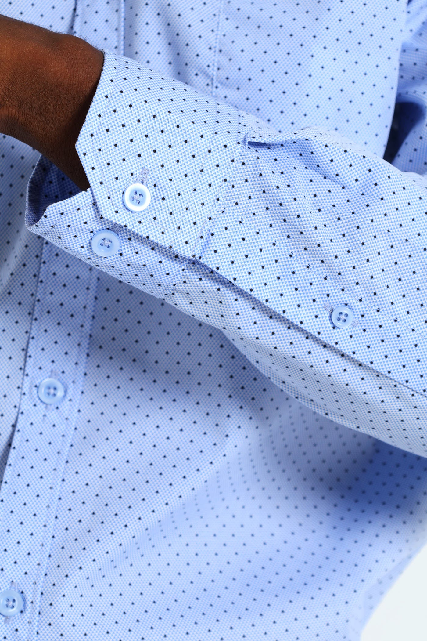 Geo Spot Shirt - Blue/Black - Image 2