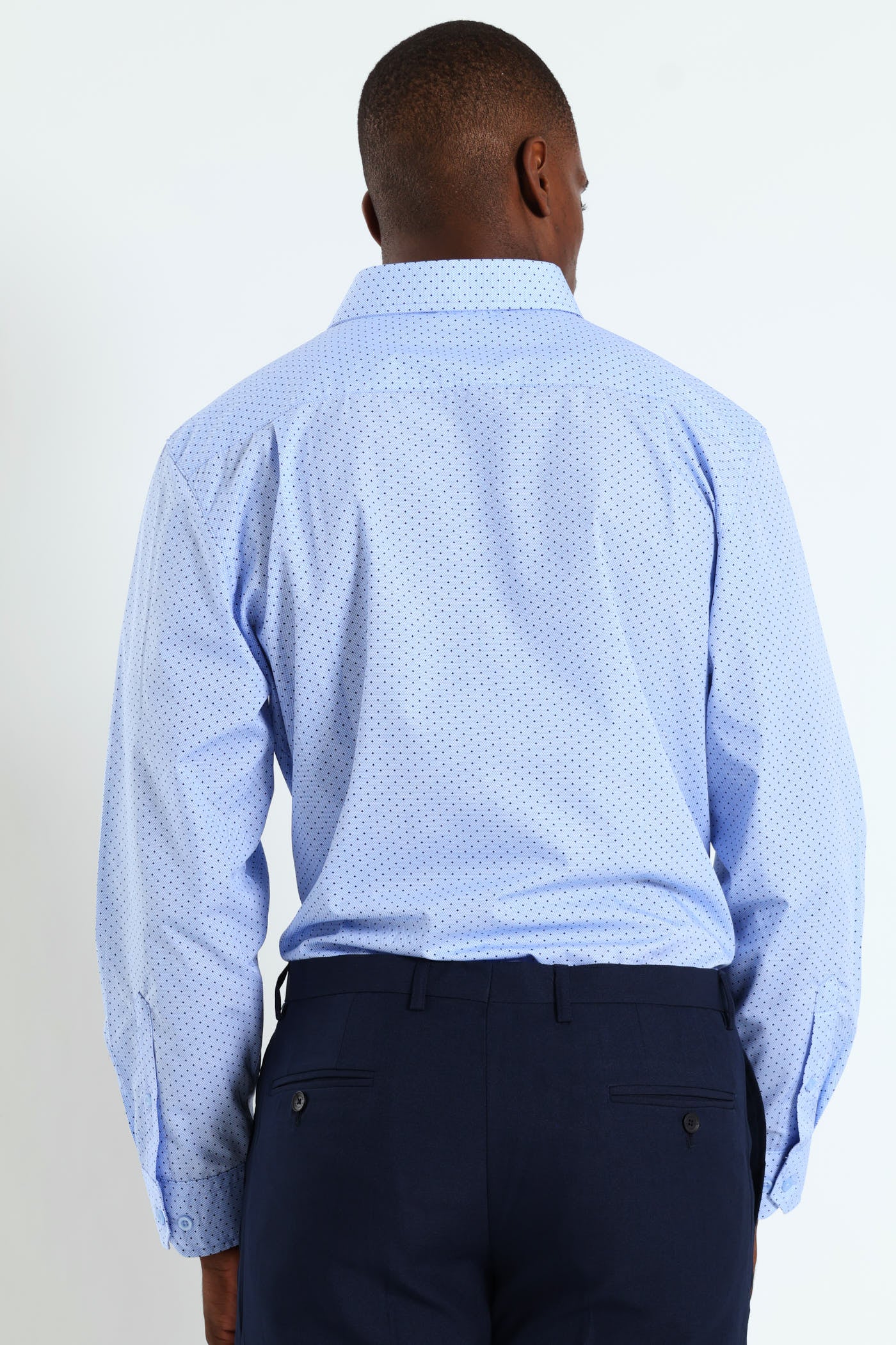 Geo Spot Shirt - Blue/Black - Image 4
