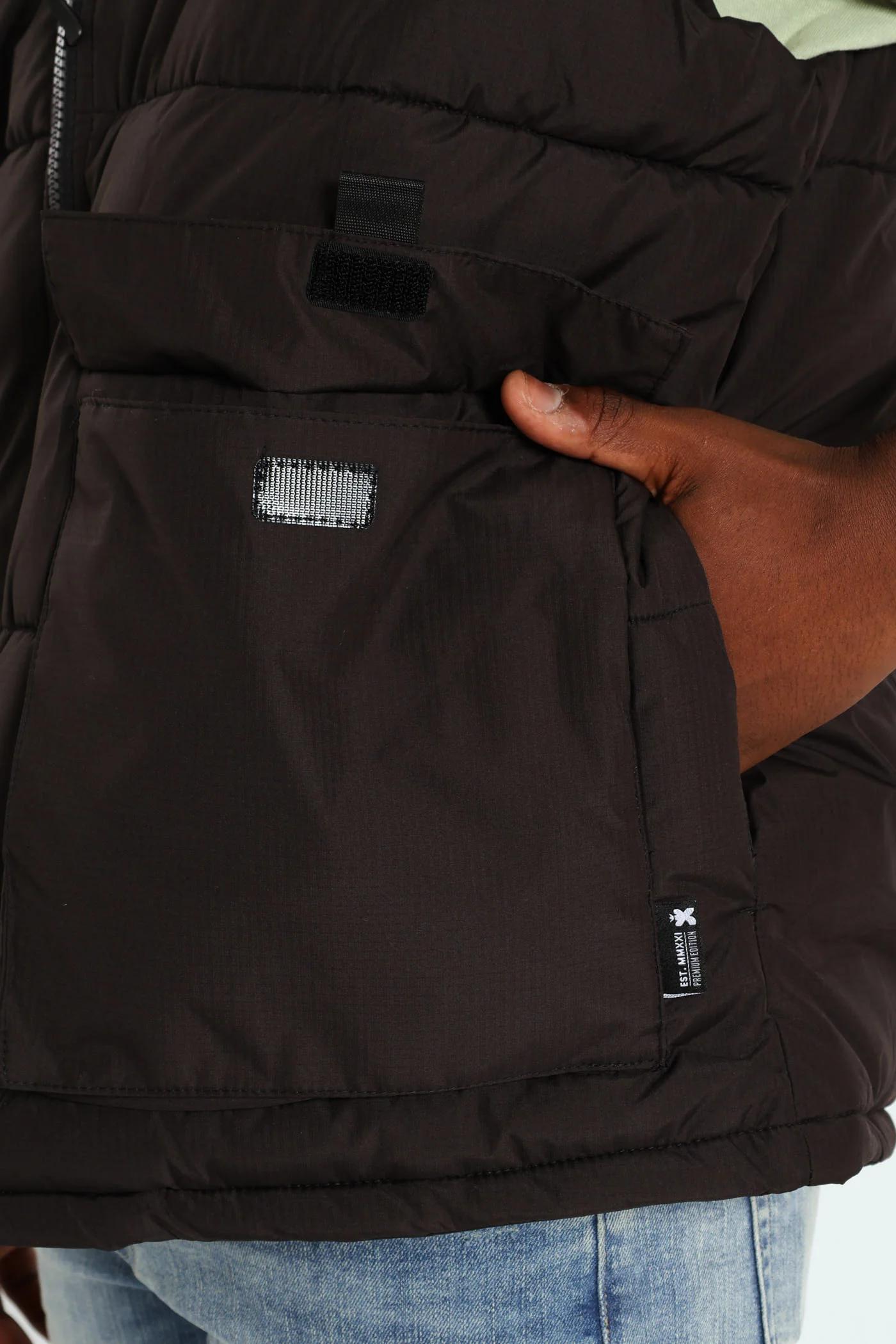 Gillet Jacket - Black - Image 2