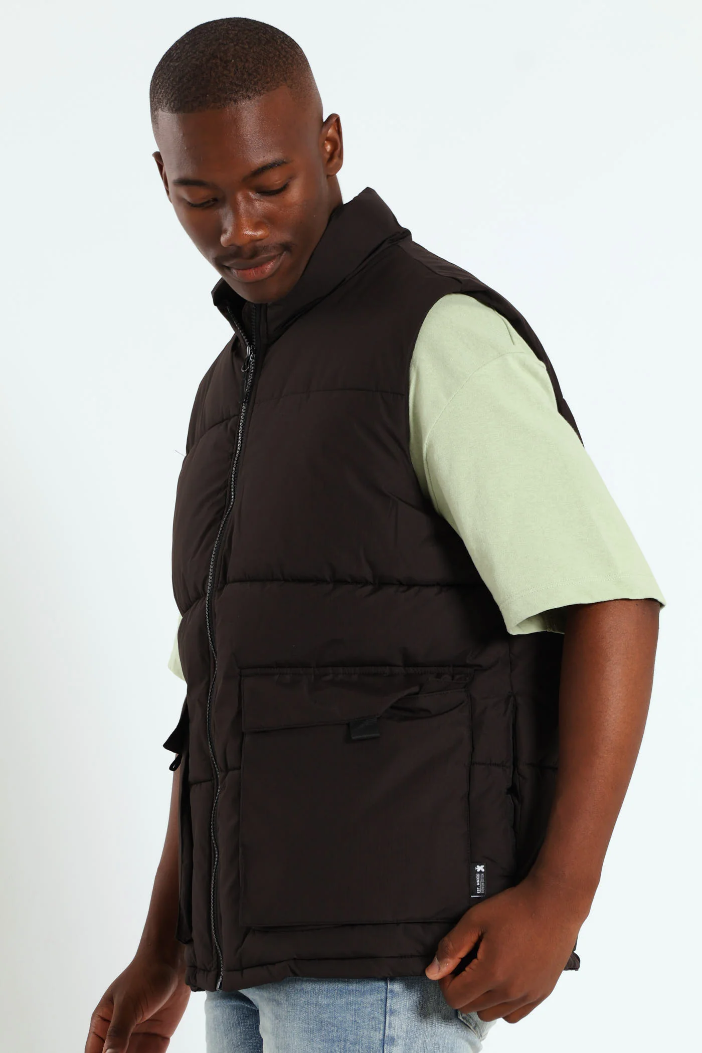 Gillet Jacket - Black - Image 4