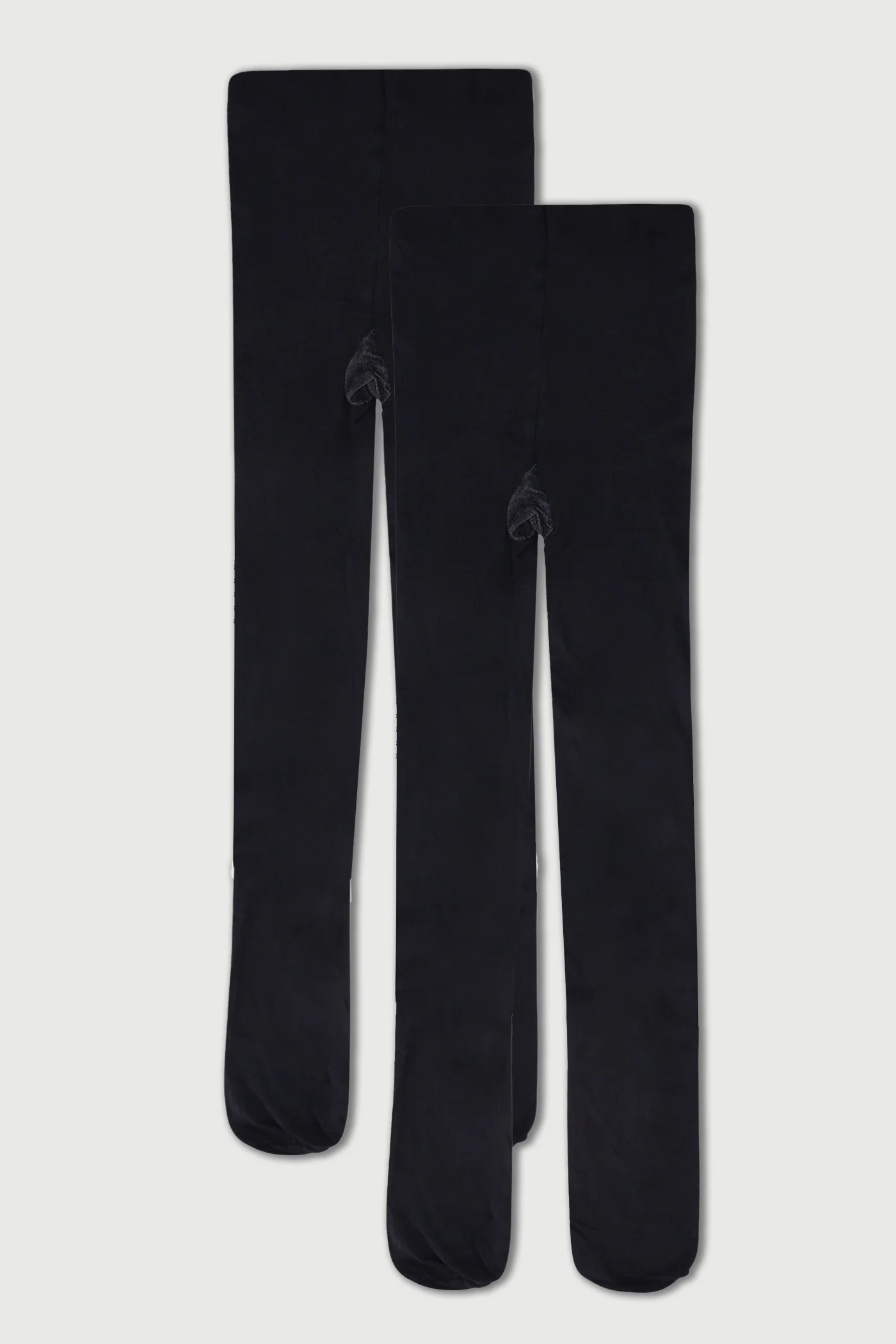 Girls 2 Pack Original Opaque Tights - Black - Image 2