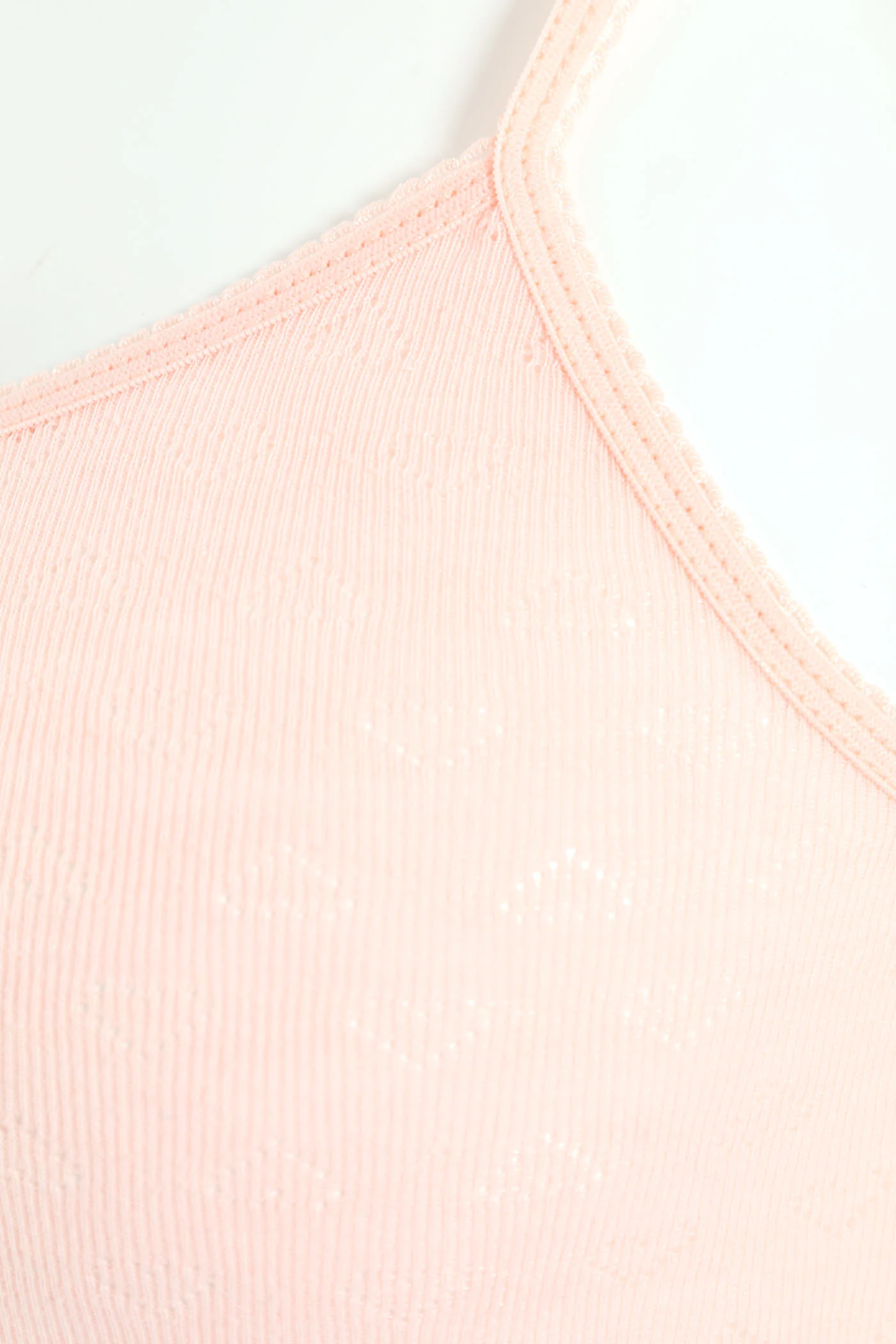 Girls 2 Pack Plain Sleeveless Vest - Pink - Image 3
