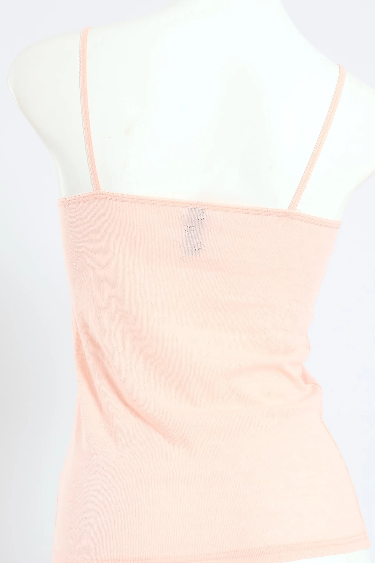 Girls 2 Pack Plain Sleeveless Vest - Pink - Image 4