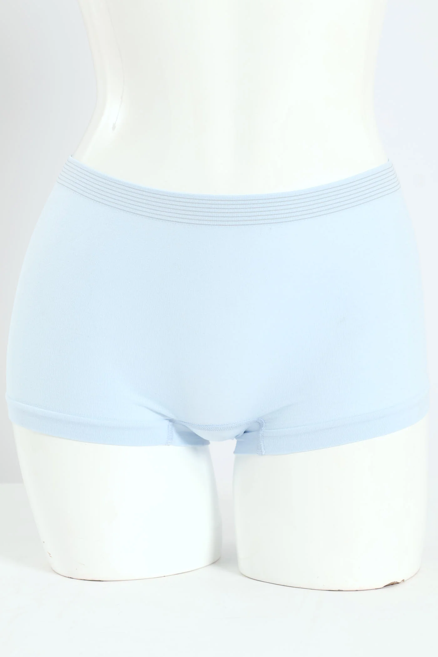Girls 2 Pack Seamless Boyleg Panties - Blue/Lilac - Image 2