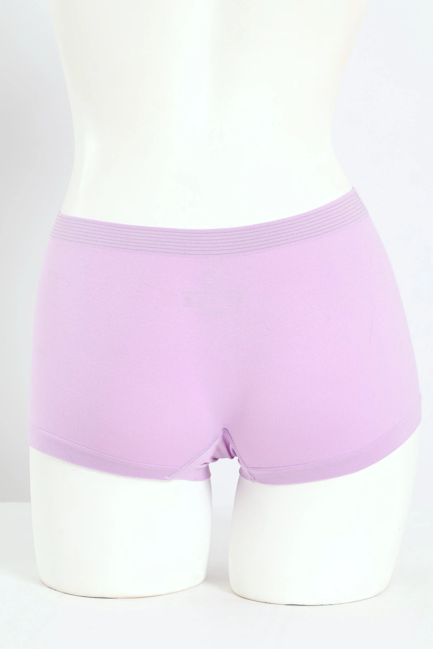 Girls 2 Pack Seamless Boyleg Panties - Blue/Lilac - Image 3