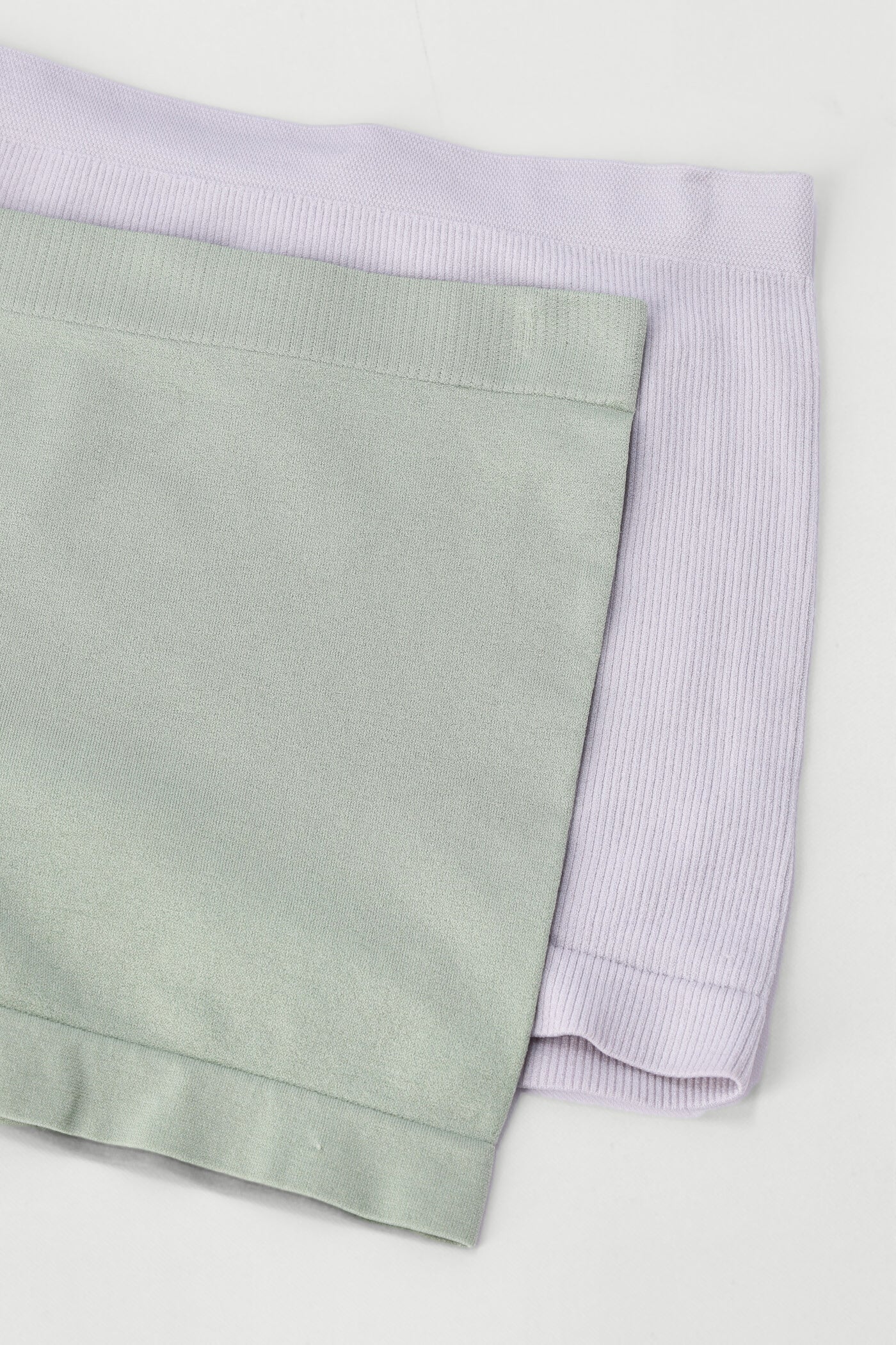 Girls 2 Pack Seamless Boyleg Panties - Sage/Grey - Image 2