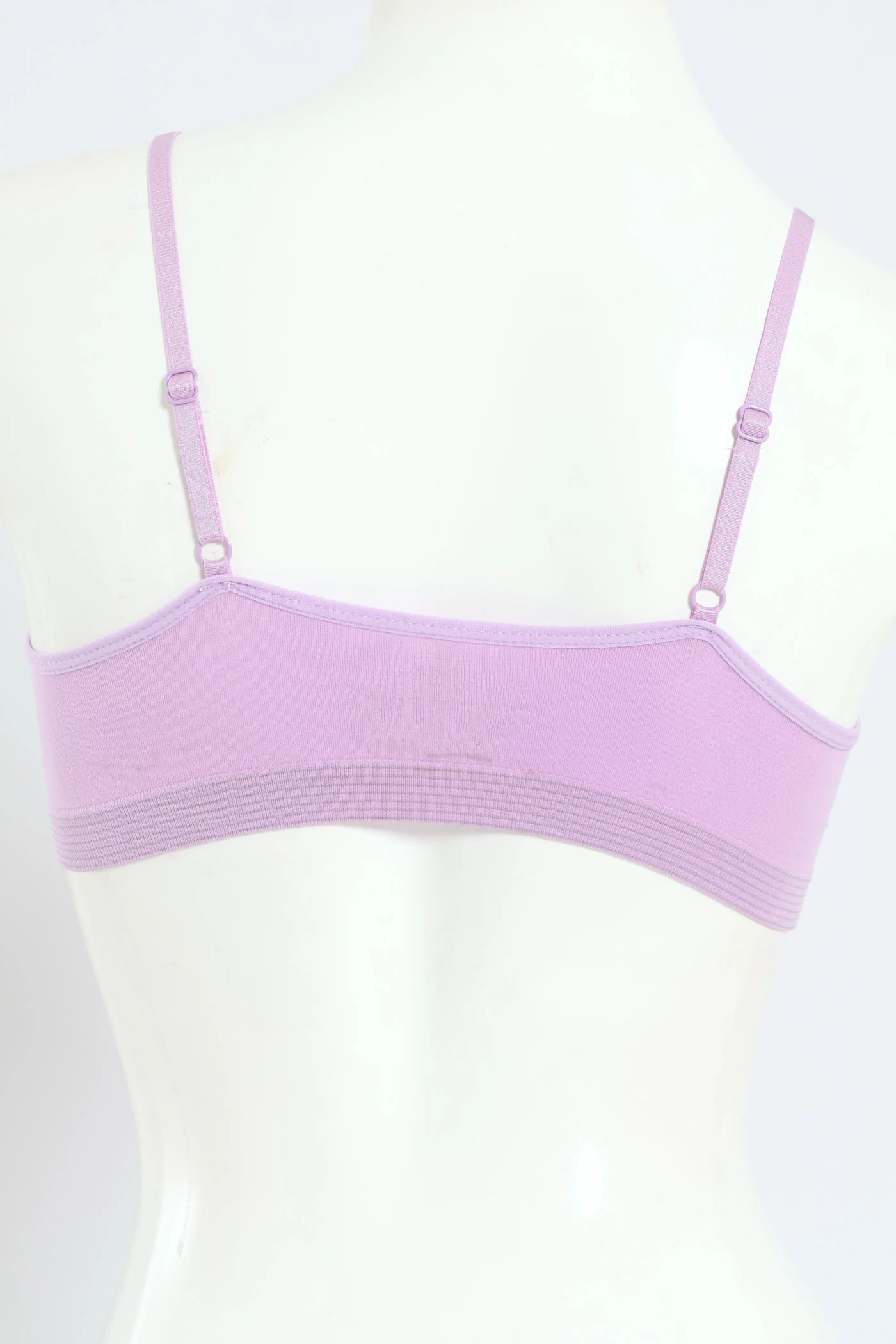 Girls 2 Pack Seamless Padded Bra - Blue - Image 3