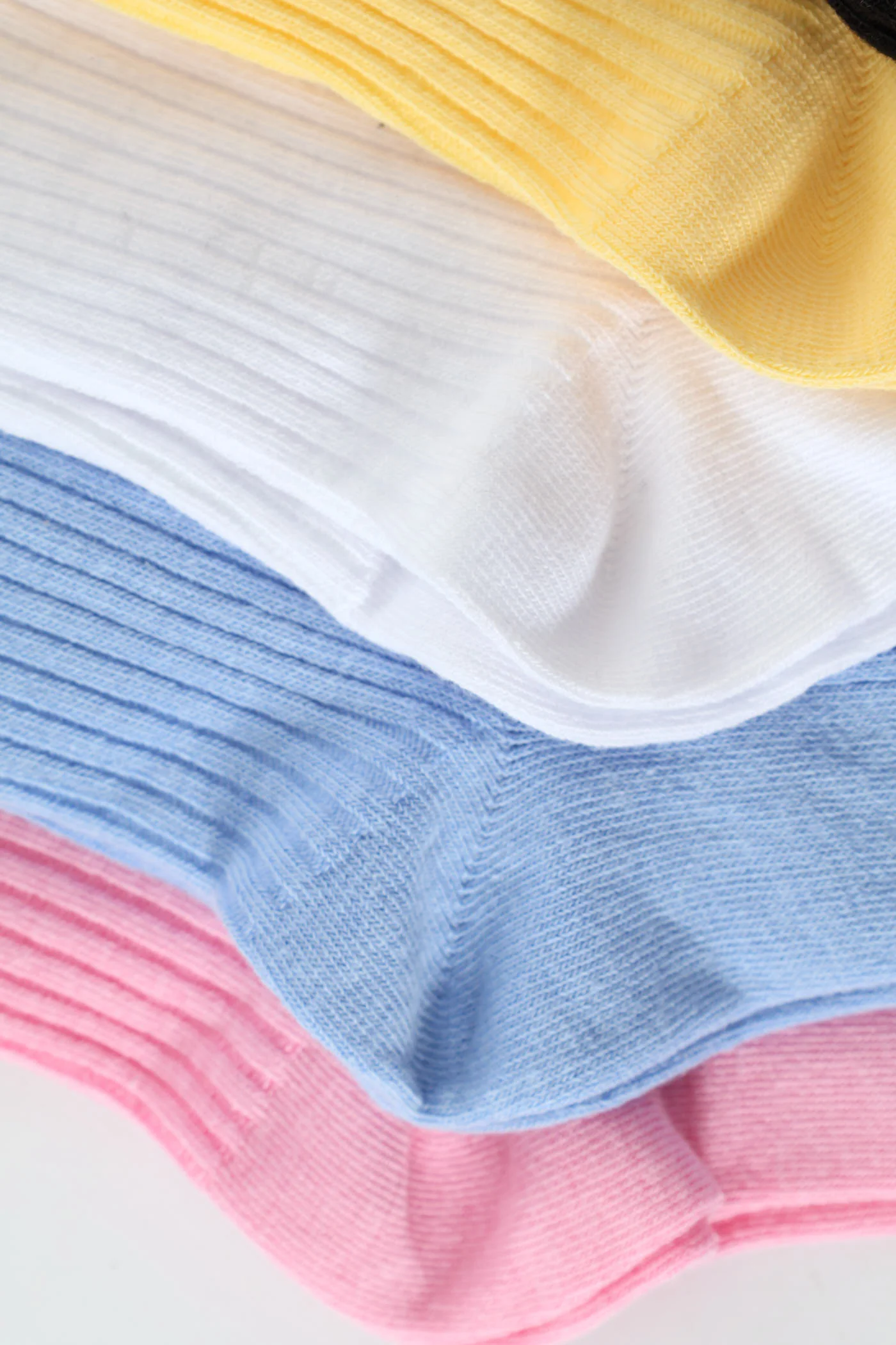 Girls 5 Pack Flossing Plain Anklet Socks - Image 3