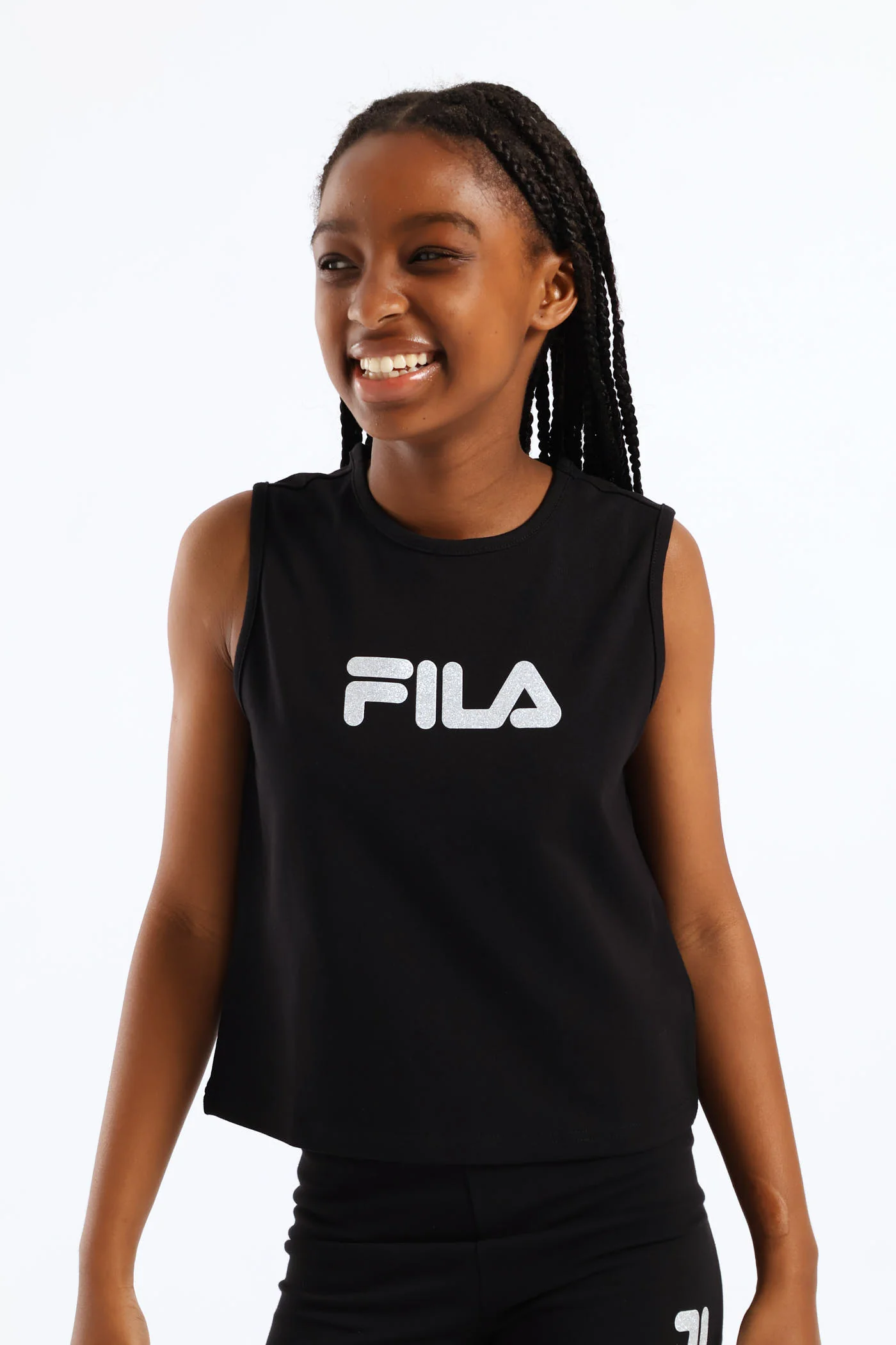 Girls Adele Vest - Black - Image 2