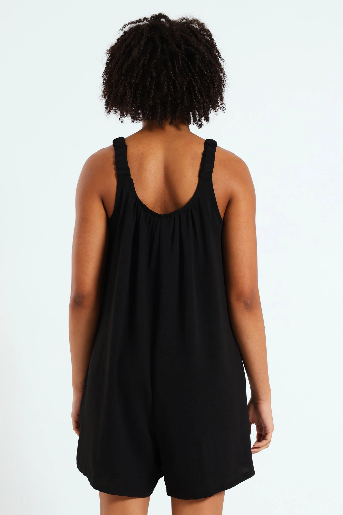 Girls Airflow Cotton Onesie - Black - Image 4