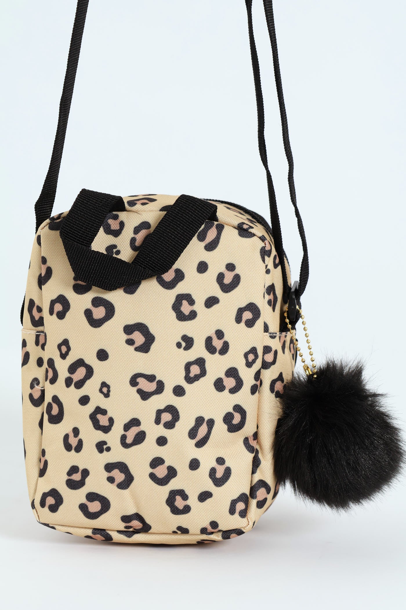 Girls Animal Print Nylon Sling Bag - Image 4