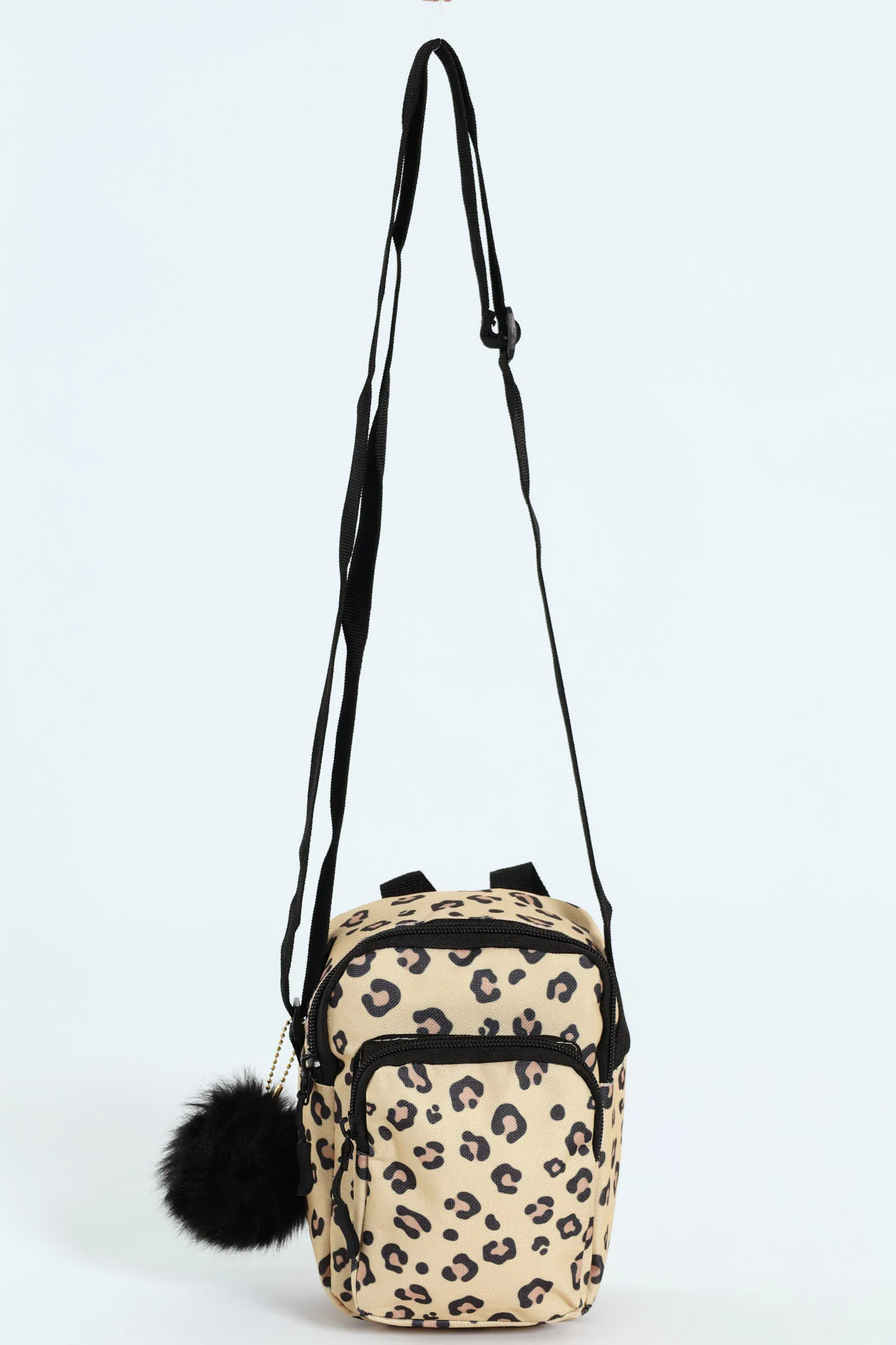 Girls Animal Print Nylon Sling Bag - Image 6