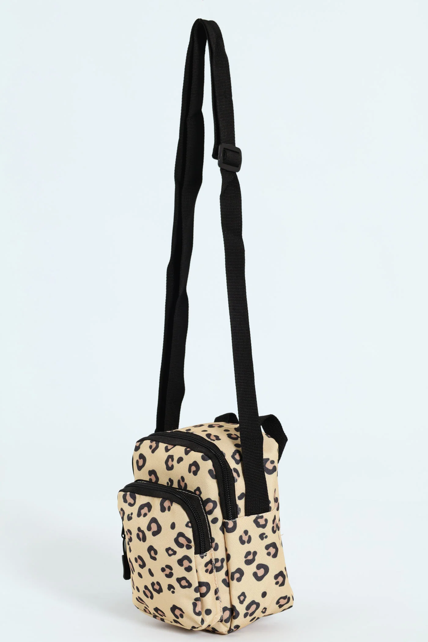 Girls Animal Print Nylon Sling Bag - Image 7