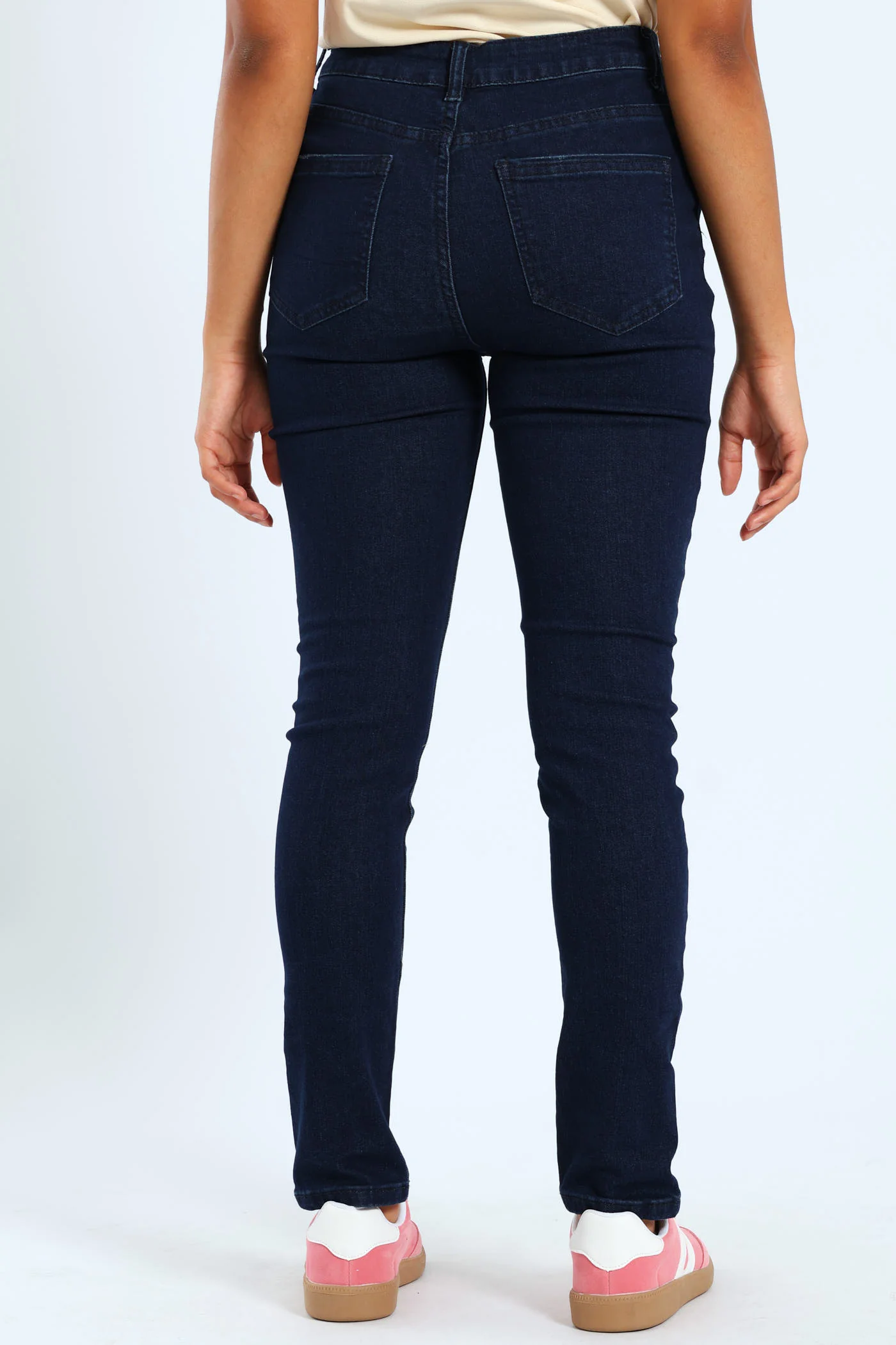 Girls Ankle Grazer Skinny Denim - Blue - Image 3