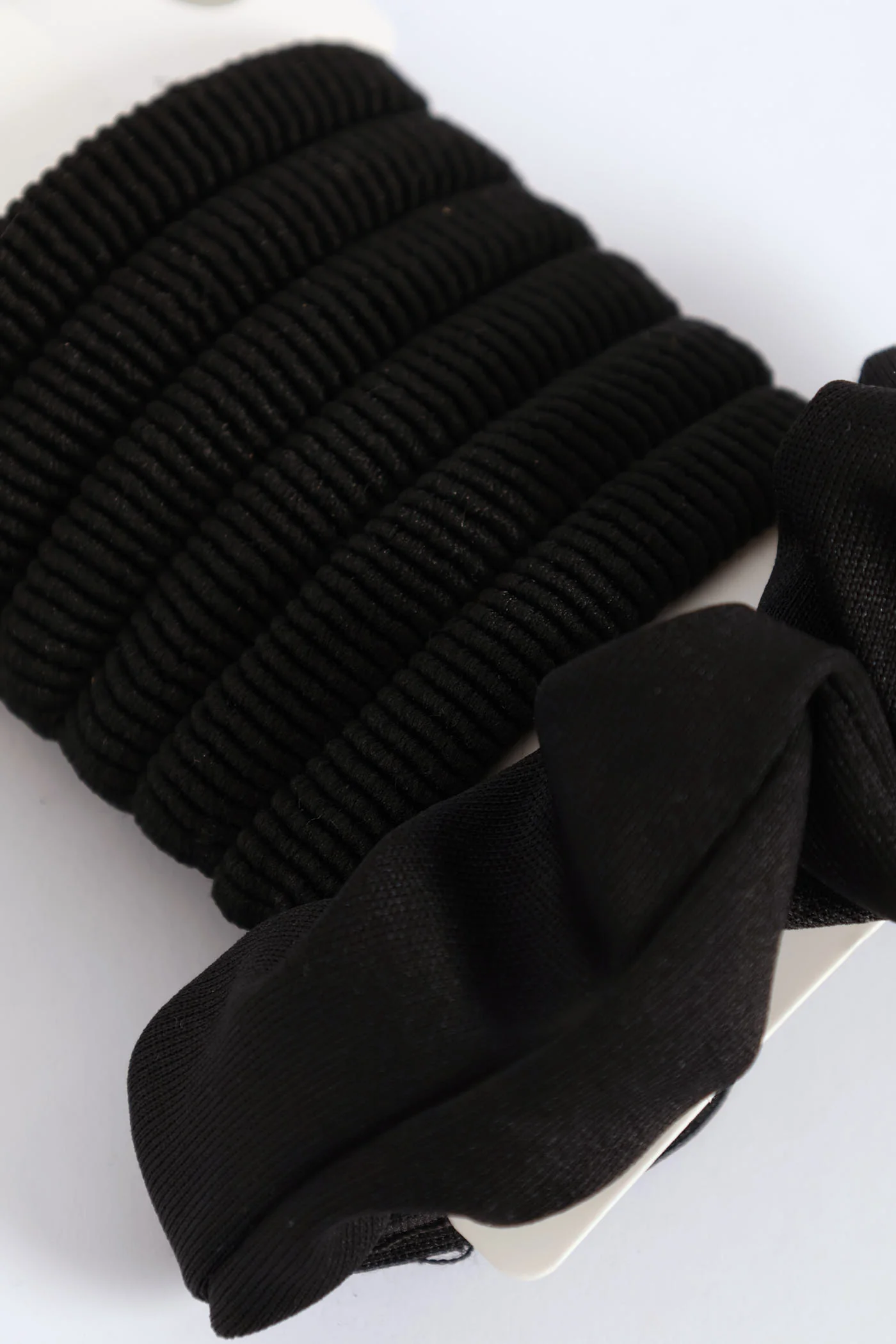 Girls Back To School Clip, Hairing & Scrunchie Combo - Black - Image 3