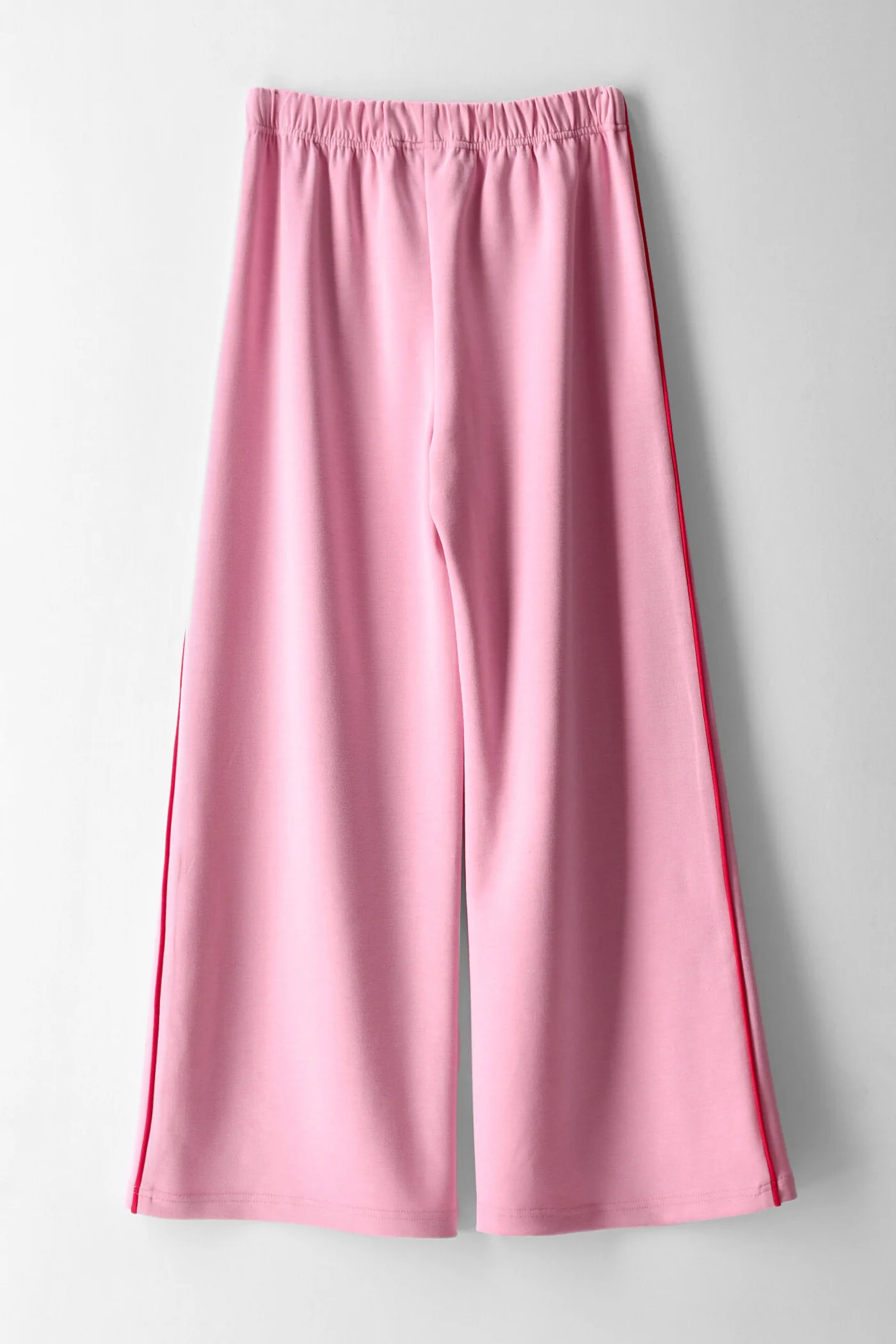 Girls Badge Piping Wideleg Pants - Pink - Image 2