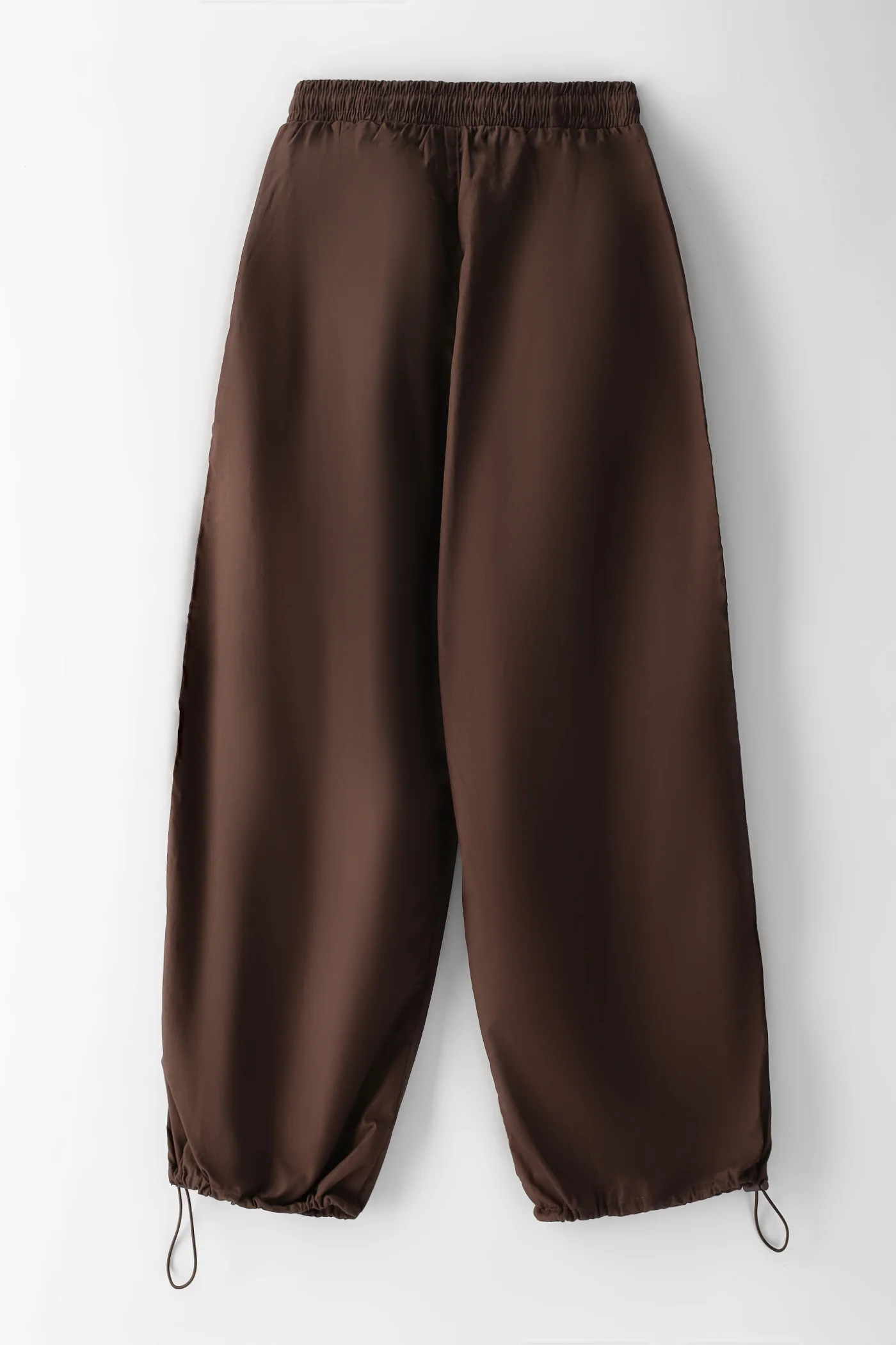 Girls Baggy Parachute Pant - Dark Brown - Image 2