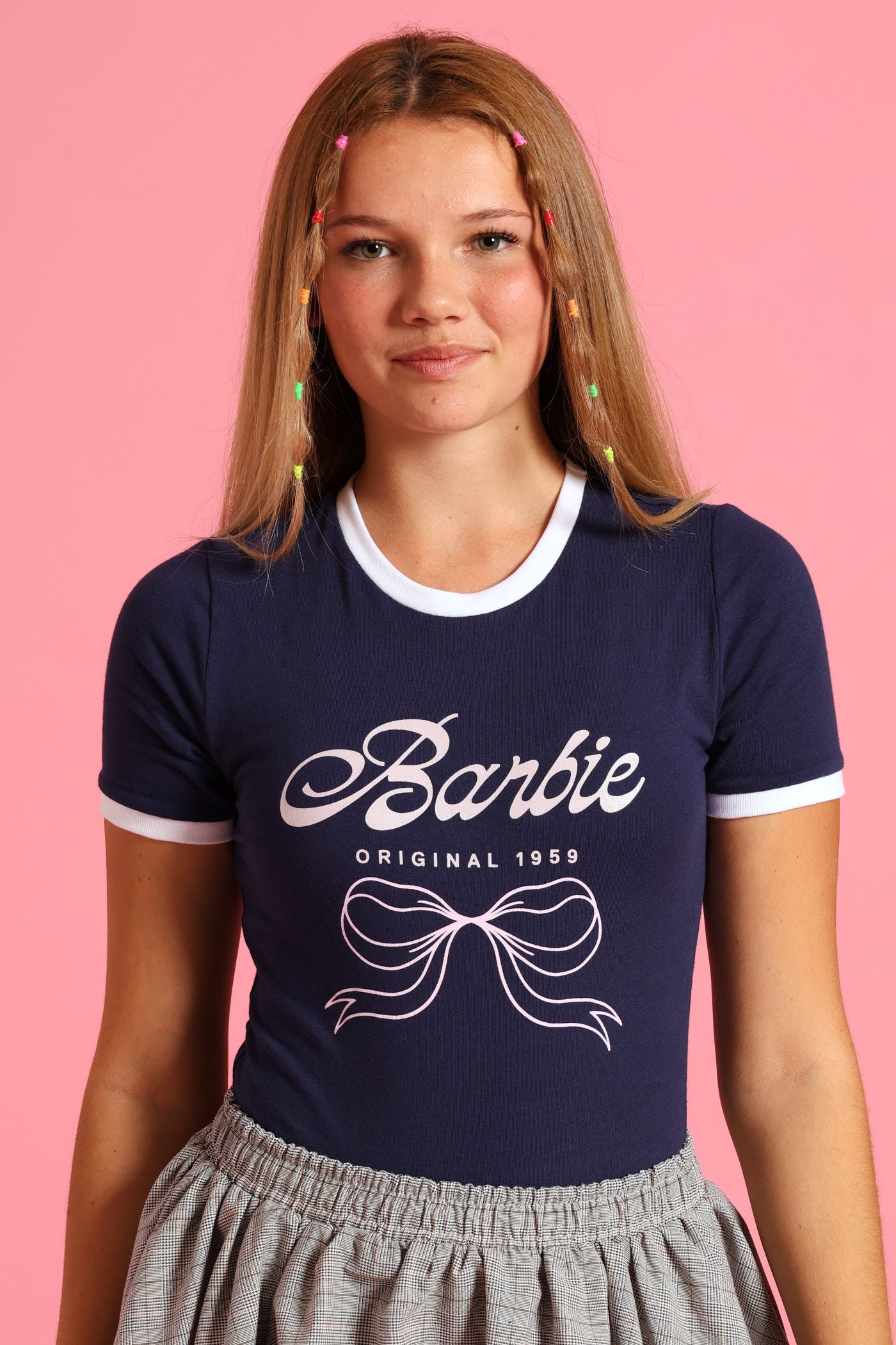 Girls Barbie Bodysuit - Navy - Image 4