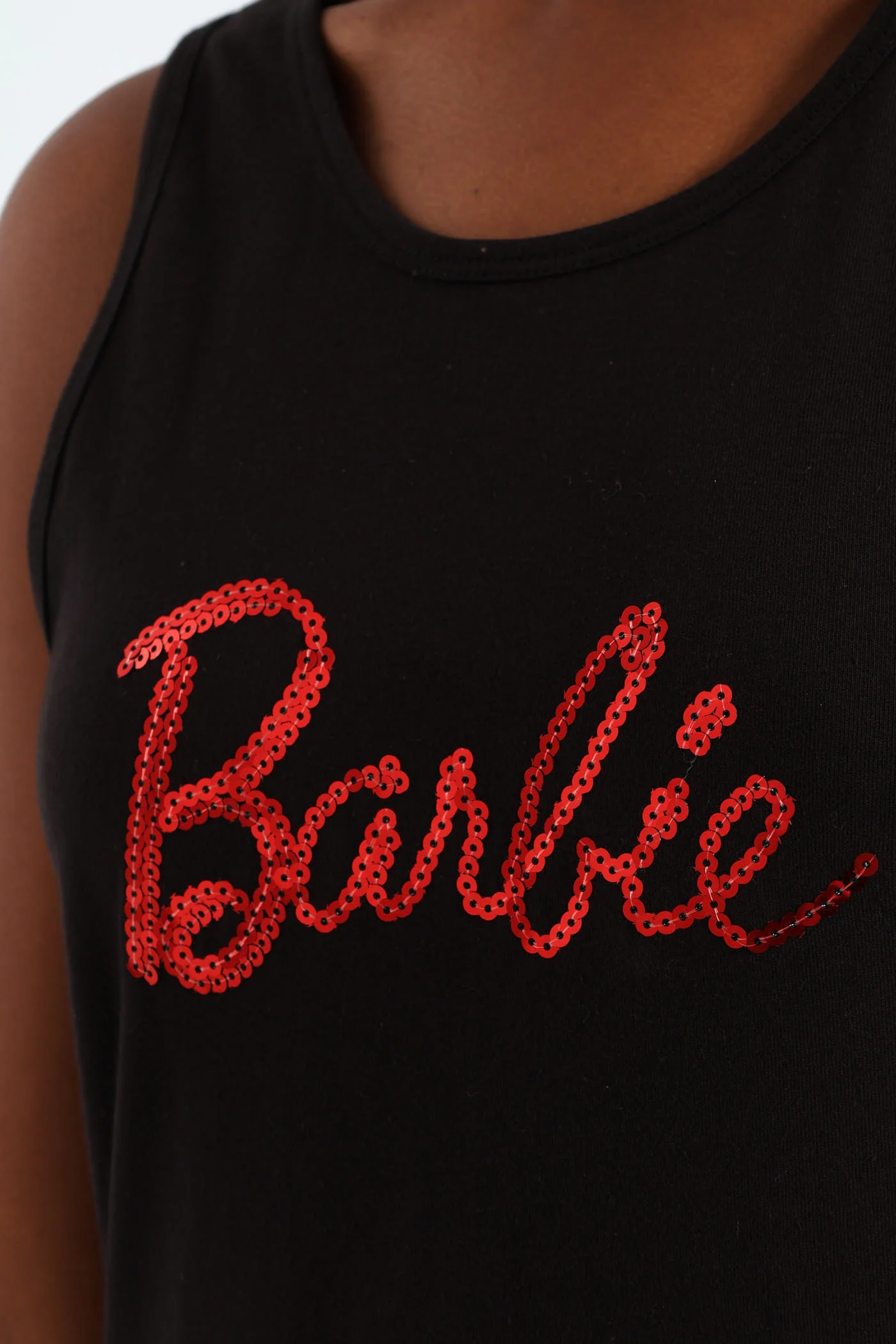 Girls Barbie Bubble Dress - Black - Image 4