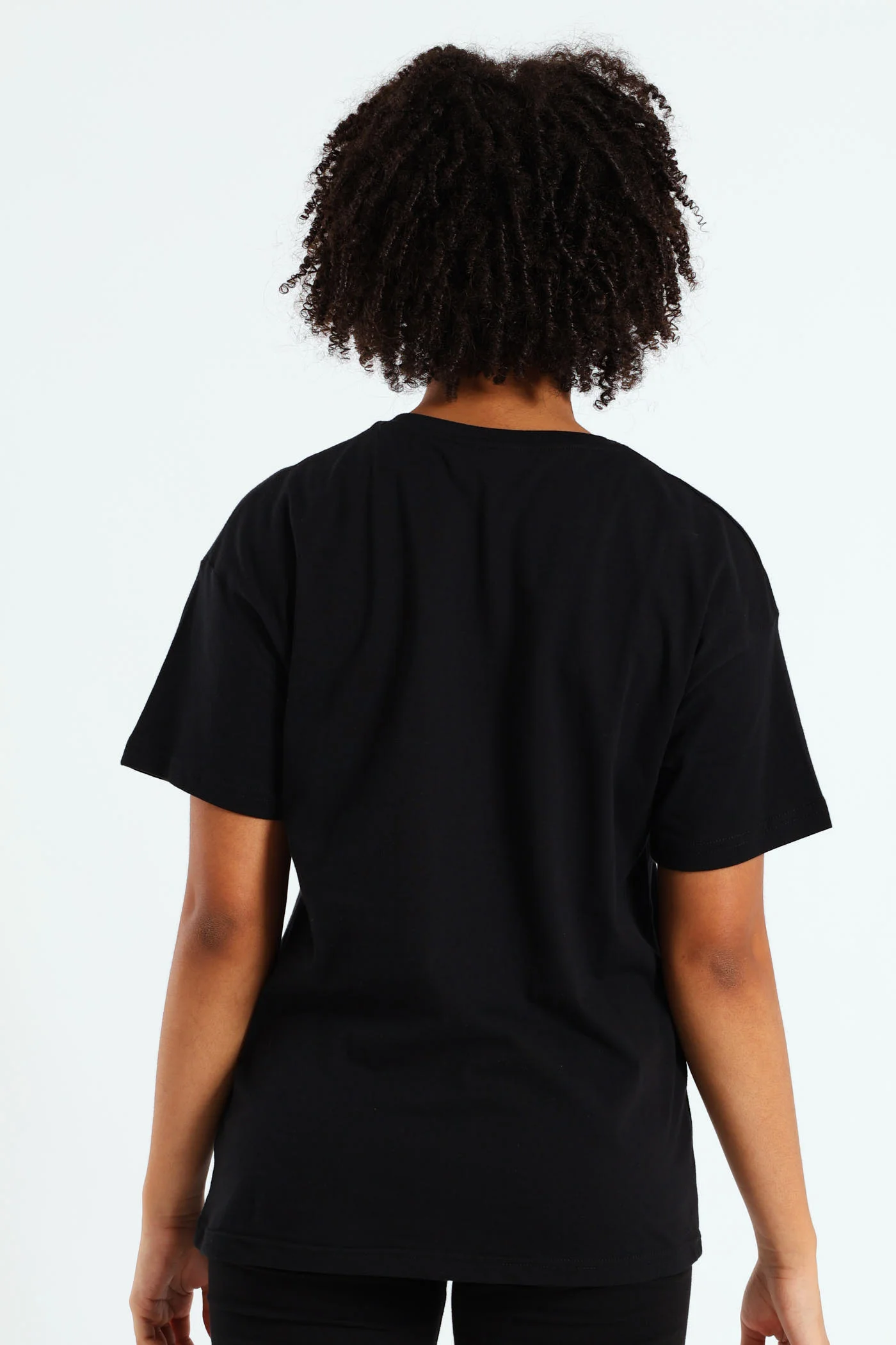 Girls Barbie Oversized Tee - Black - Image 3
