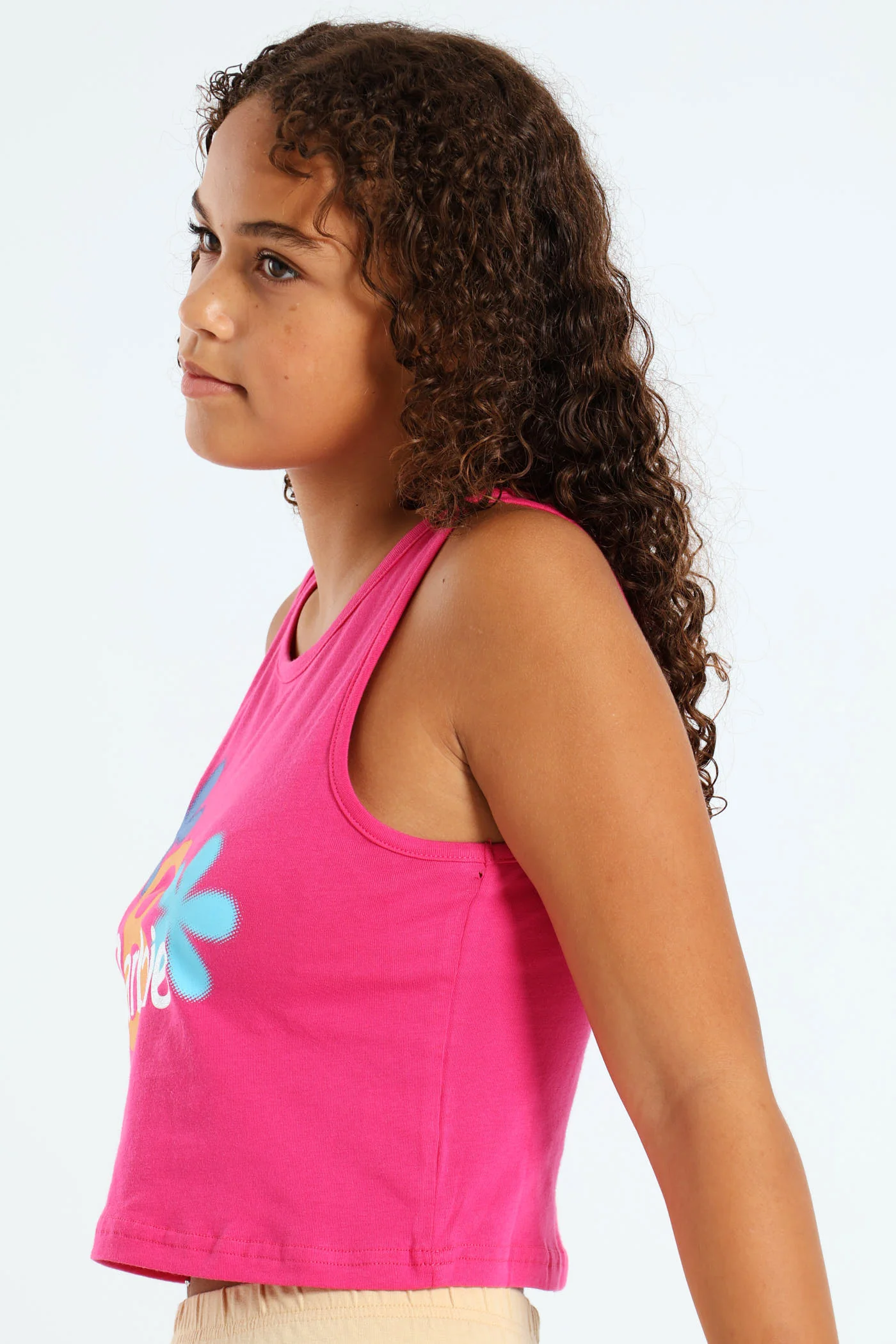 Girls Barbie Vest - Cerise - Image 2