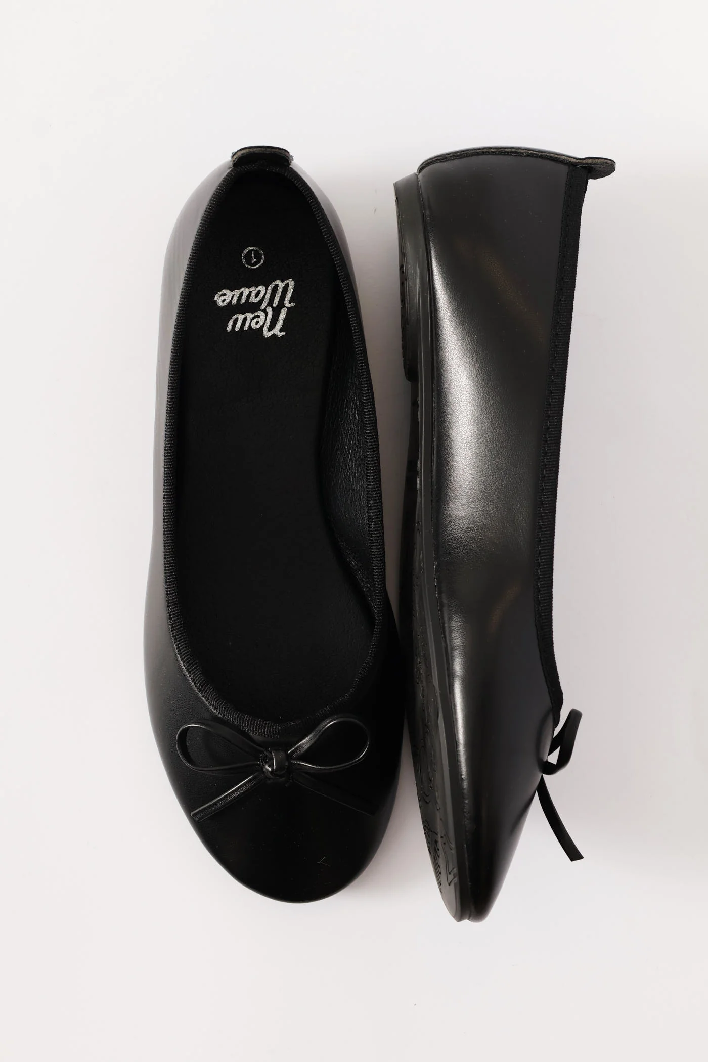 Girls Basic Pu Pump - Black - Image 2