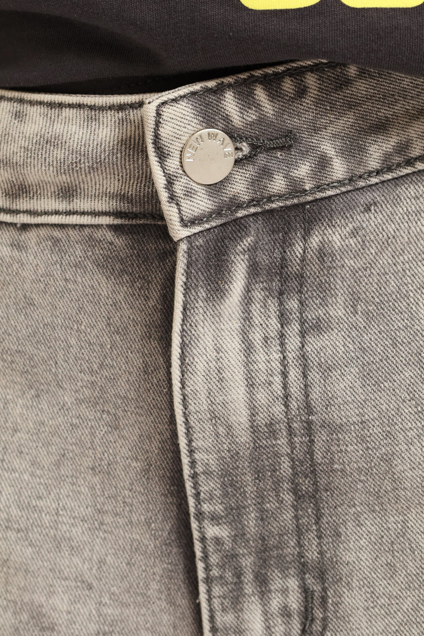 Girls Bellow Pocket Cargo Cropped Jean - Grey - Image 5