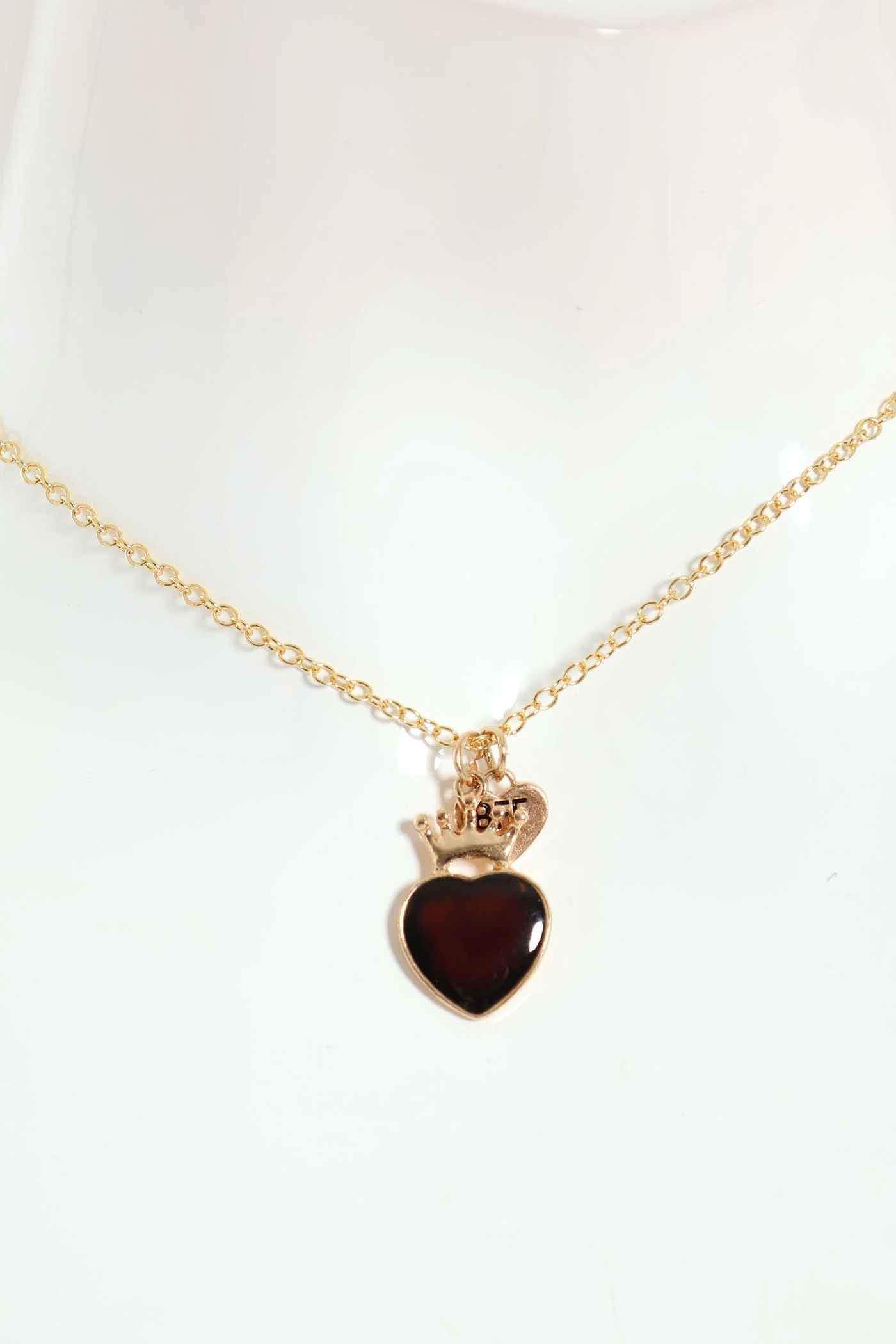 Girls Bff Necklace Set - Black - Image 3