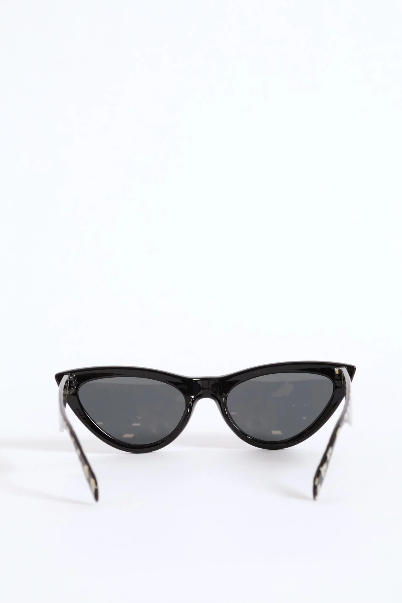 Girls Bow Detail Shiny Sunnies - Black - Image 3