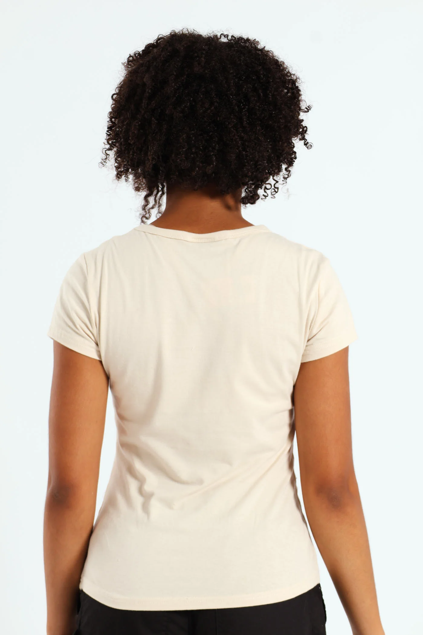 Girls Bow Leo Tee - Stone - Image 3