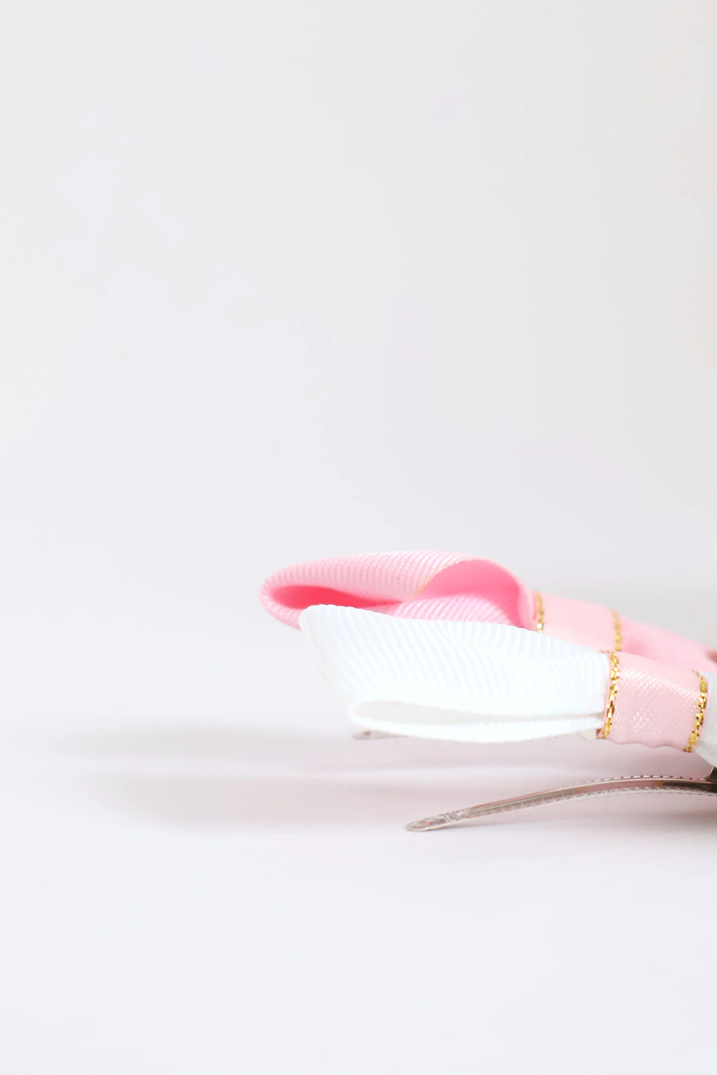 Girls Bow Small Clips - Pink - Image 4