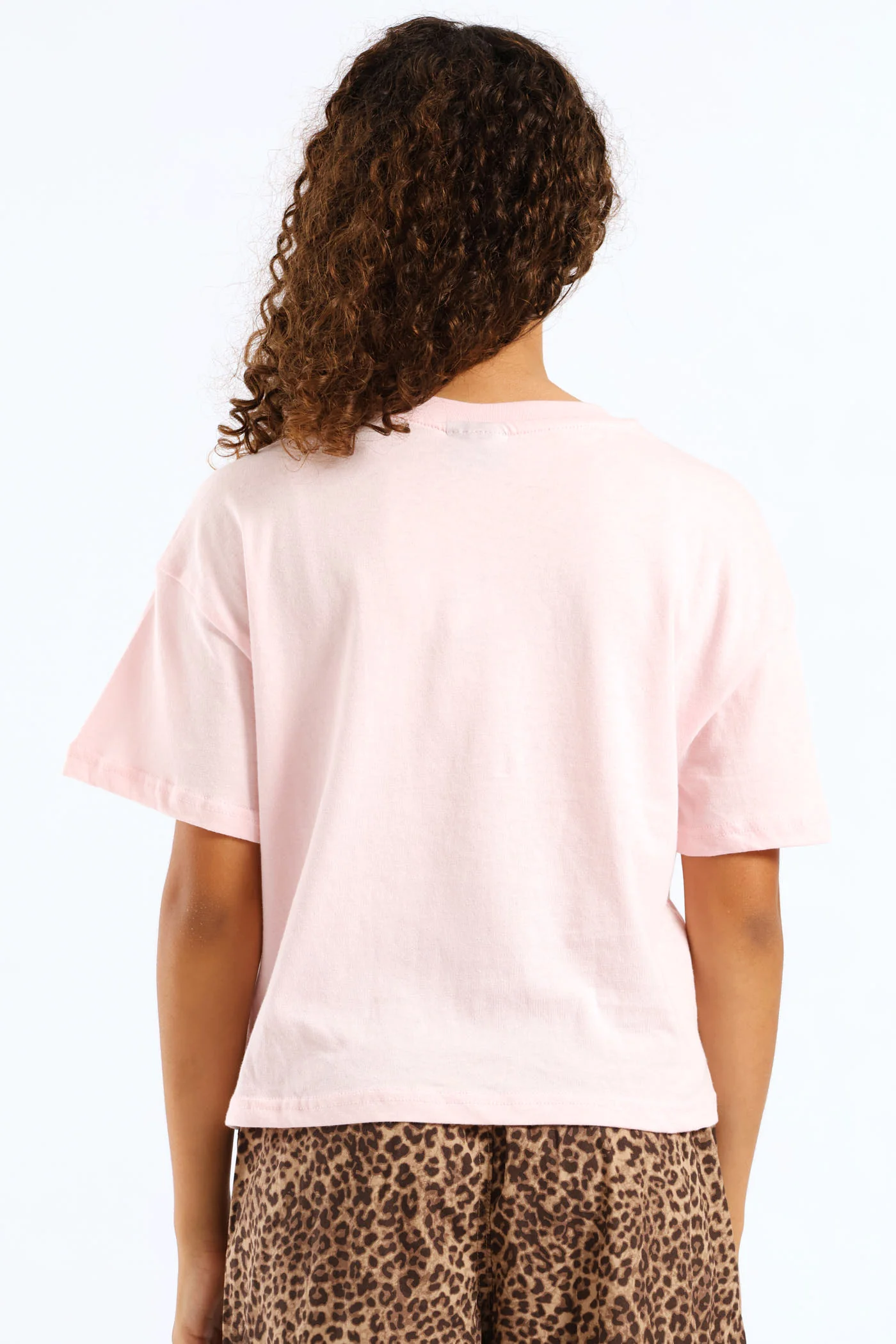Girls Boxy Ny 80 Tee - Pink - Image 4
