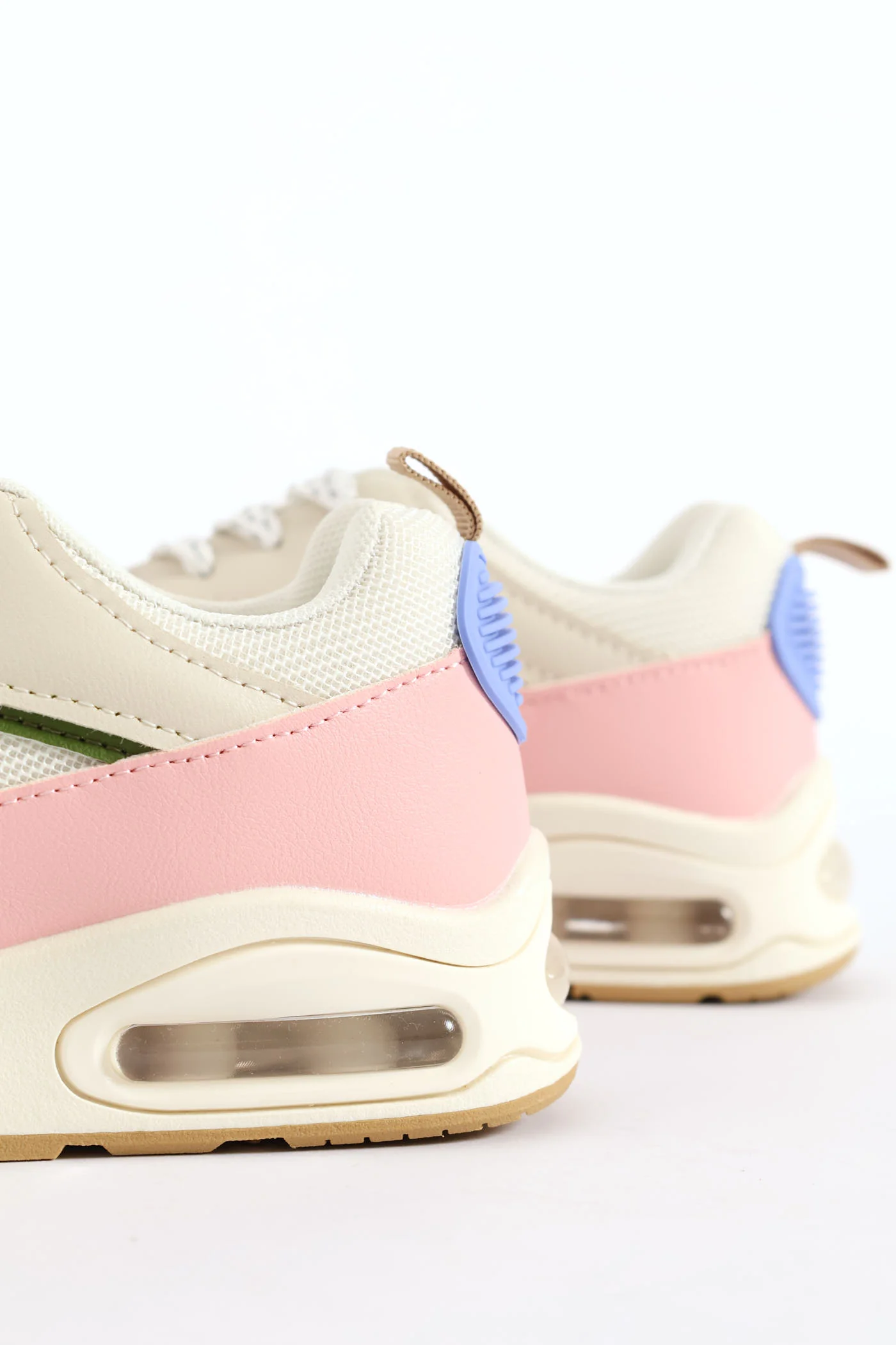 Girls Bubble Sole Trainer - Cream - Image 5