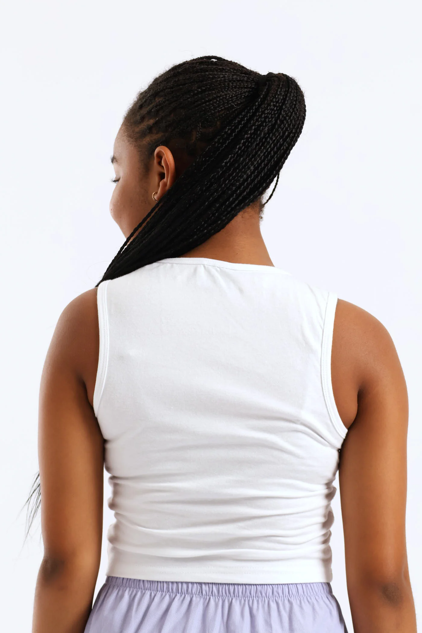 Girls Cali Orange Vest - White - Image 3