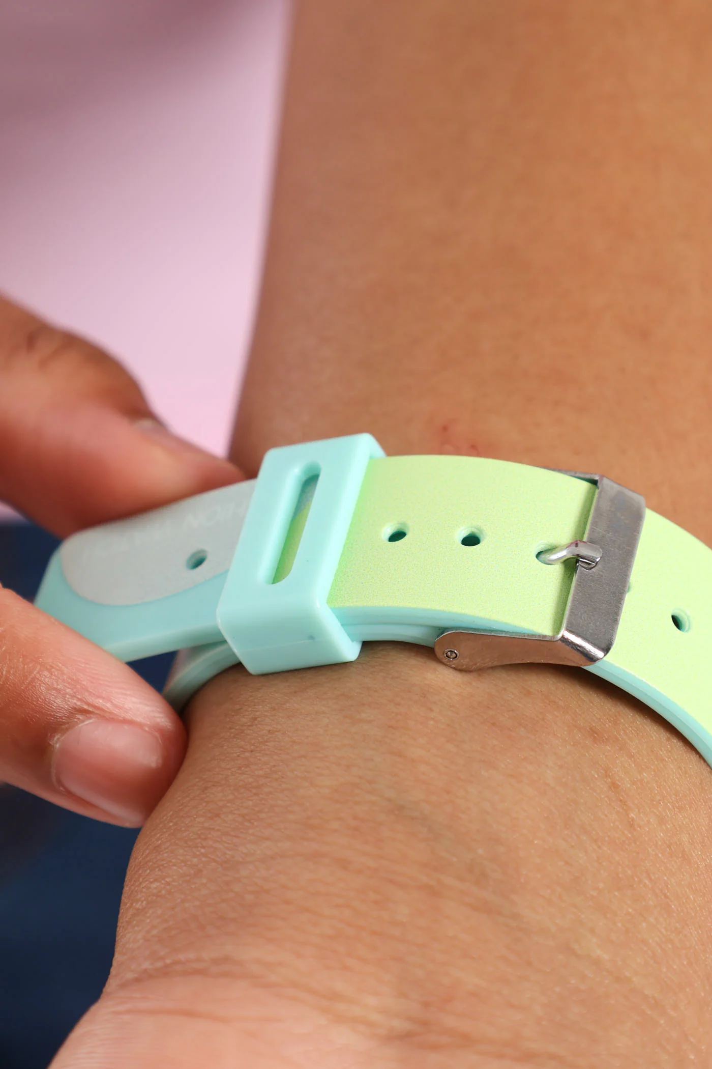Girls Camouflage Led Watch - Blue - Image 3