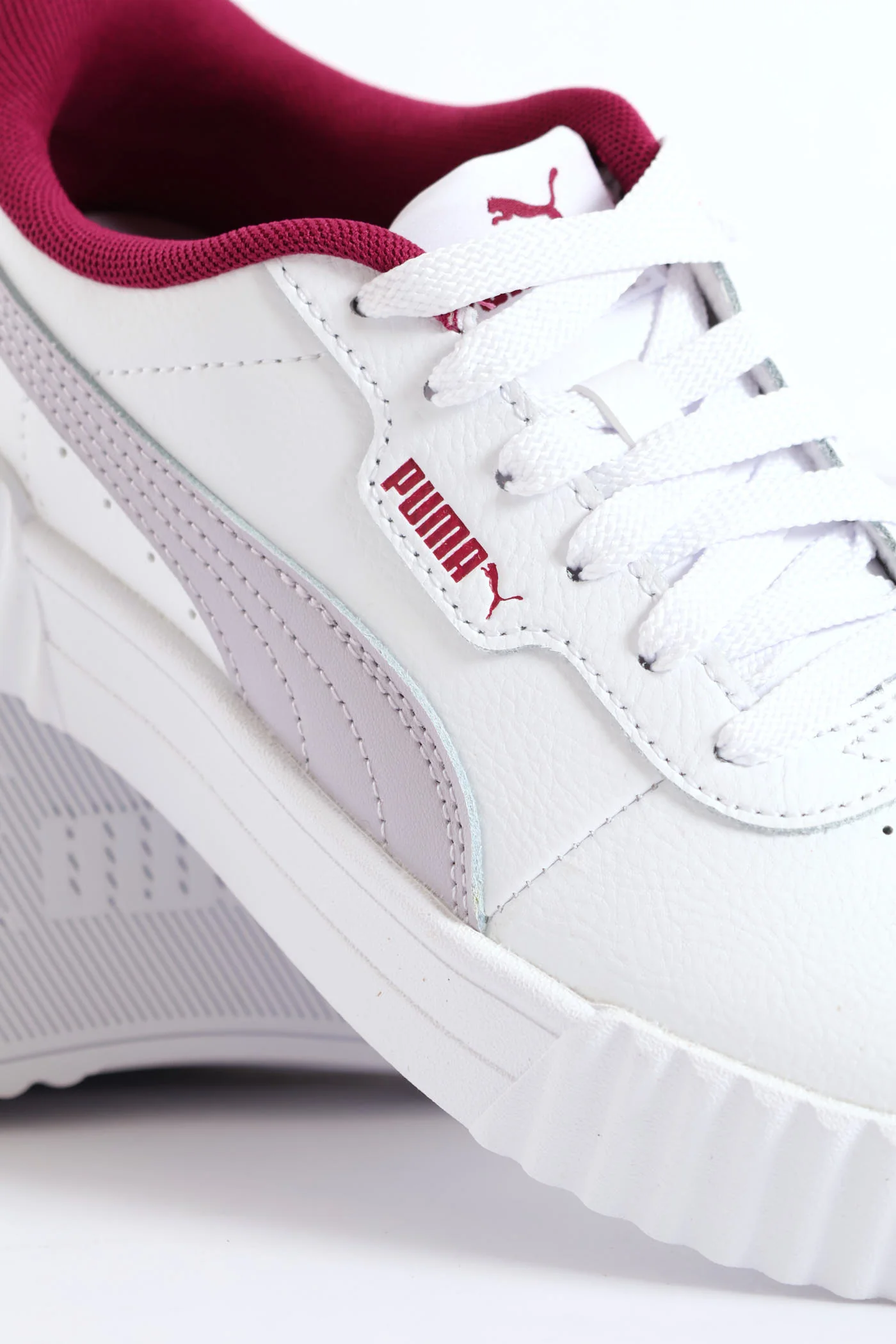 Girls Carina 3.0 Jr Sneaker - Berry/White - Image 6