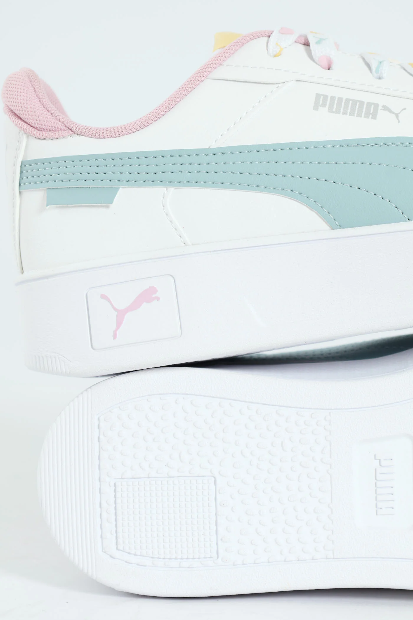 Girls Carina Lacey Street Sneaker - White - Image 2