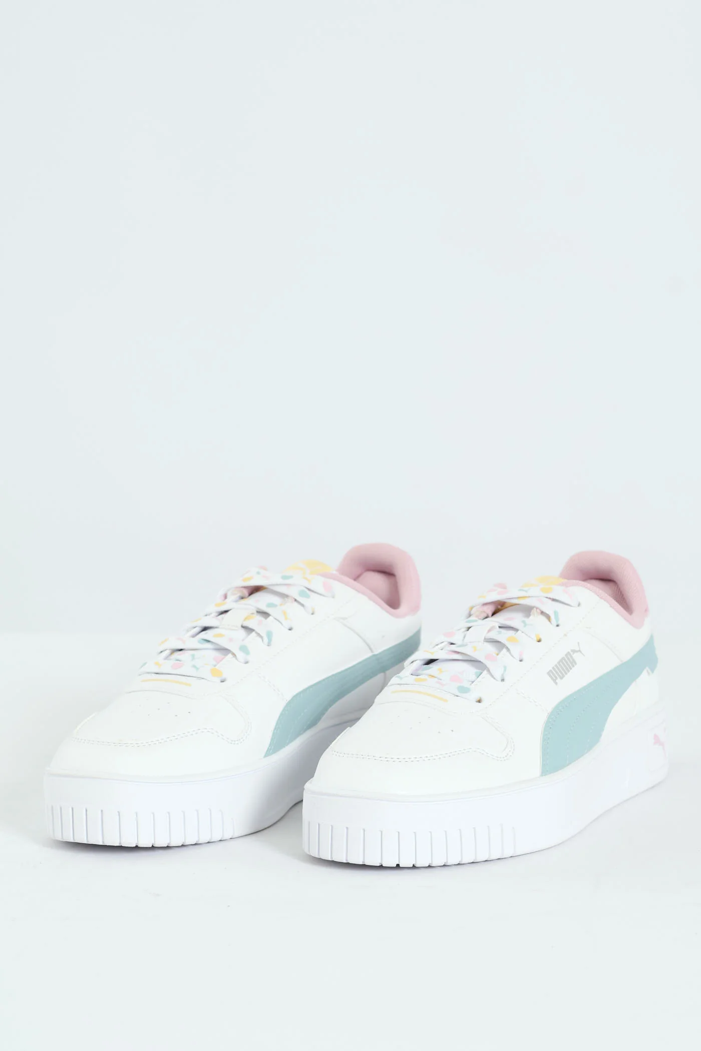 Girls Carina Lacey Street Sneaker - White - Image 3