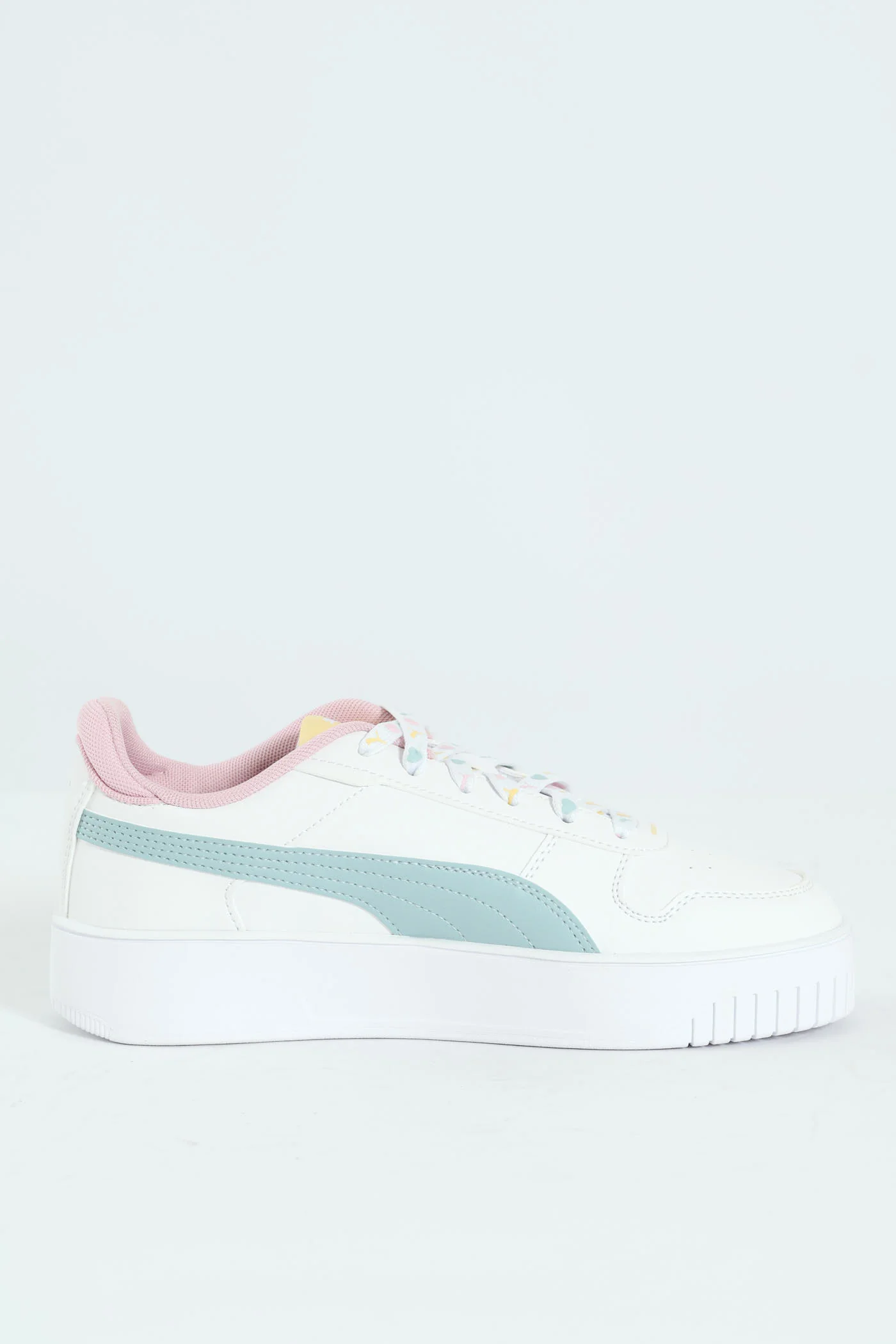 Girls Carina Lacey Street Sneaker - White - Image 5