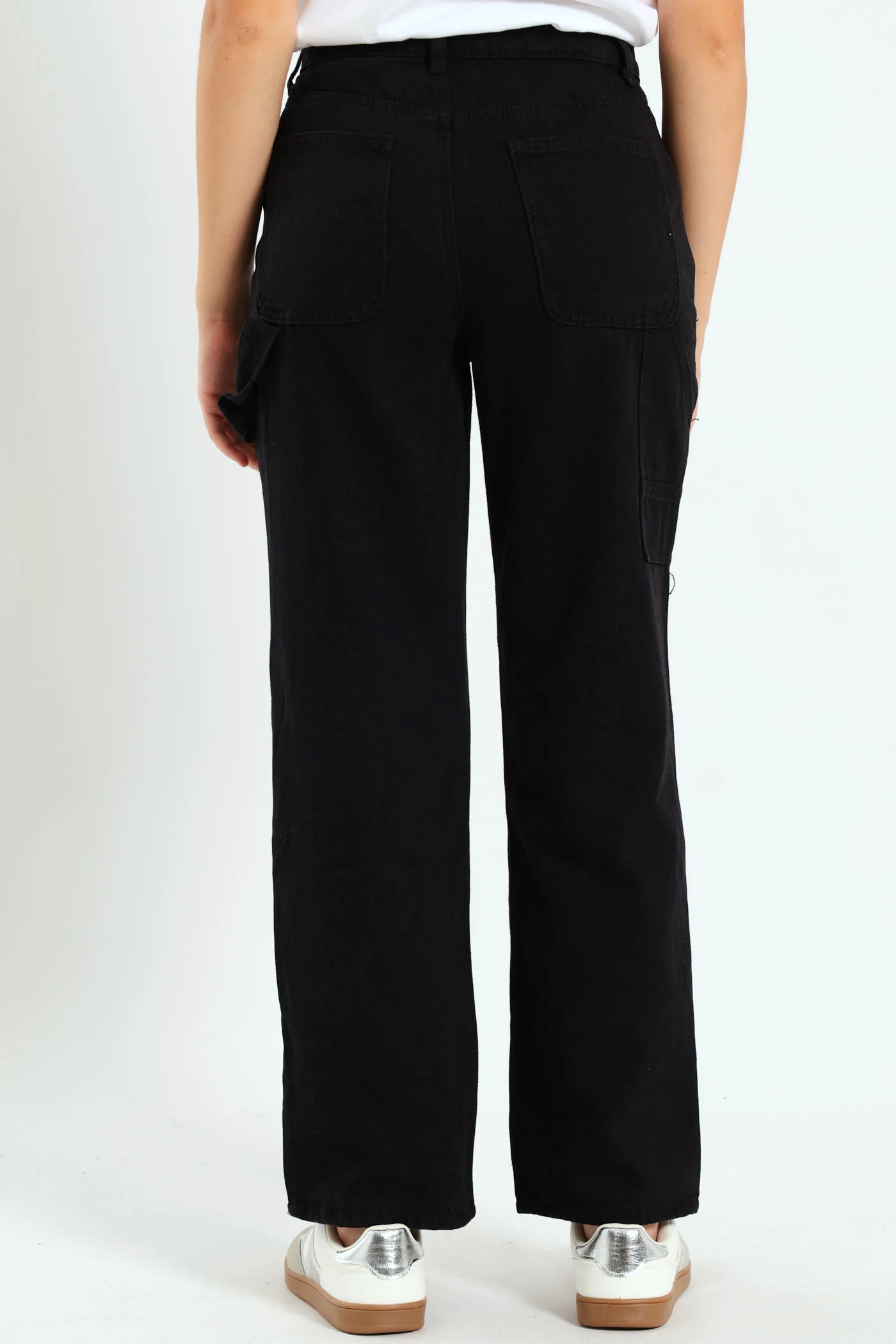 Girls Carpenter Denim Jean - Black - Image 3