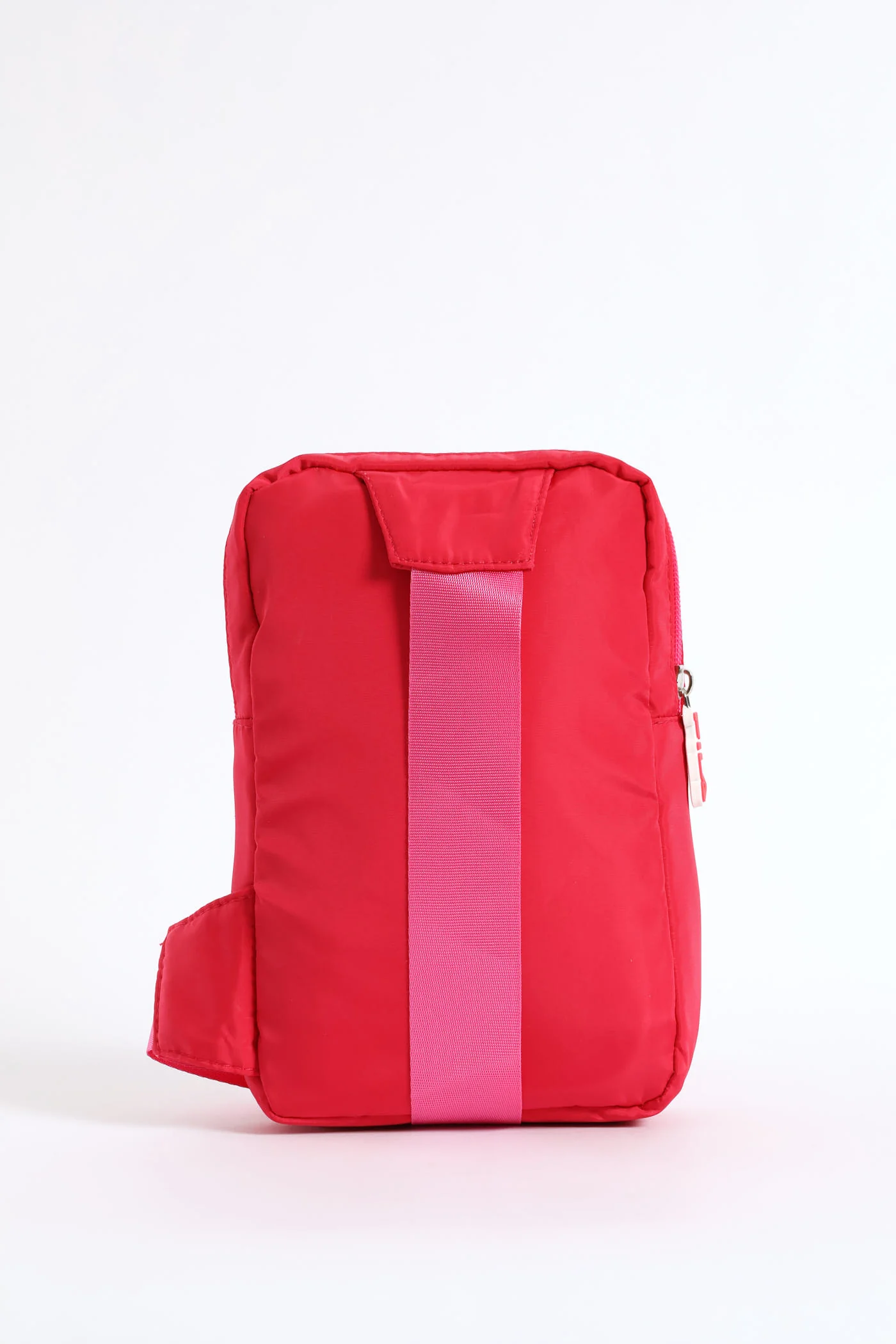Girls Charlie Side Sling Bag - Pink/White - Image 2