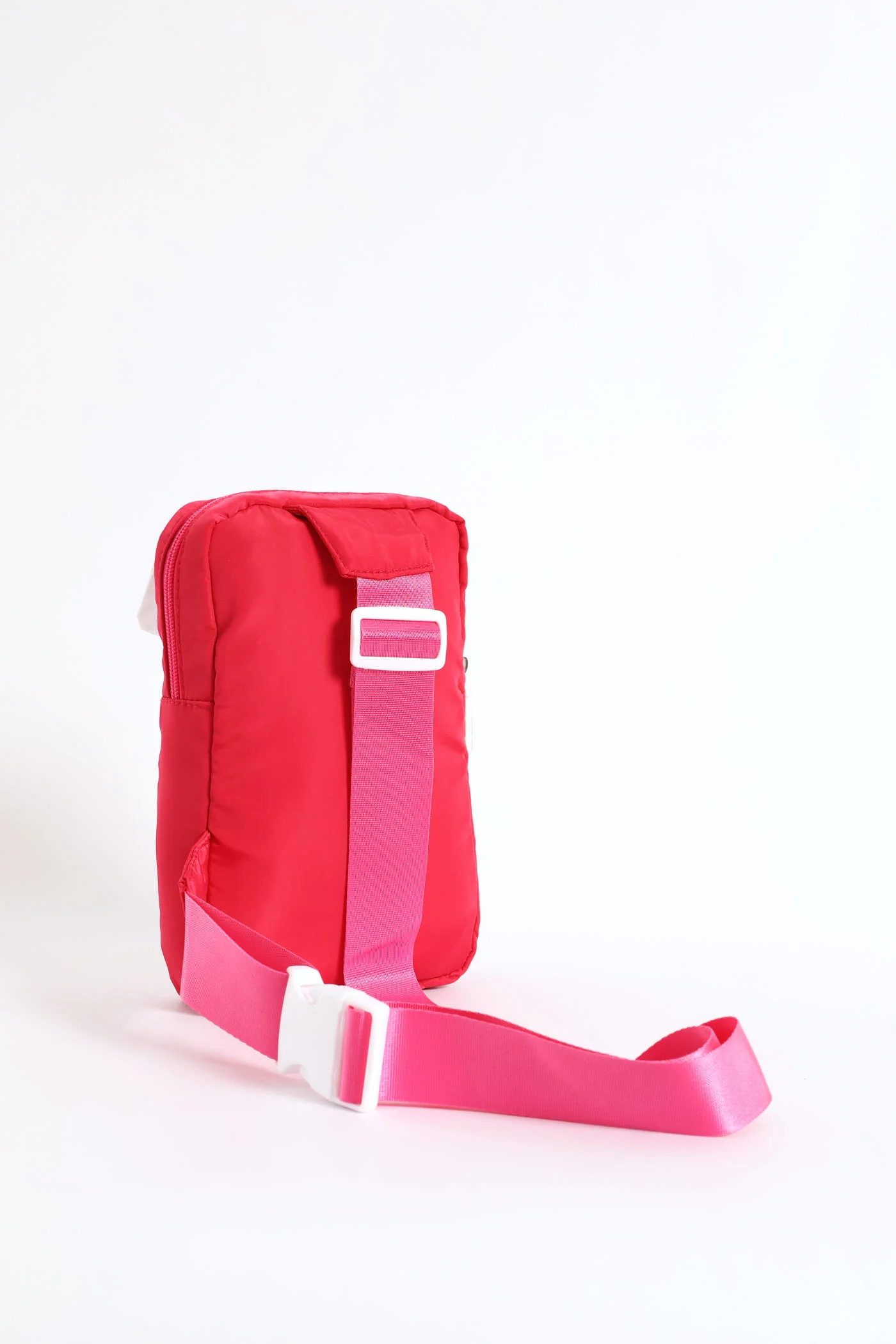 Girls Charlie Side Sling Bag - Pink/White - Image 3