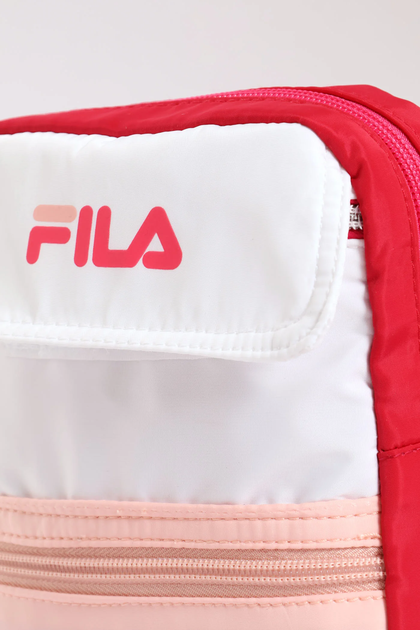 Girls Charlie Side Sling Bag - Pink/White - Image 5