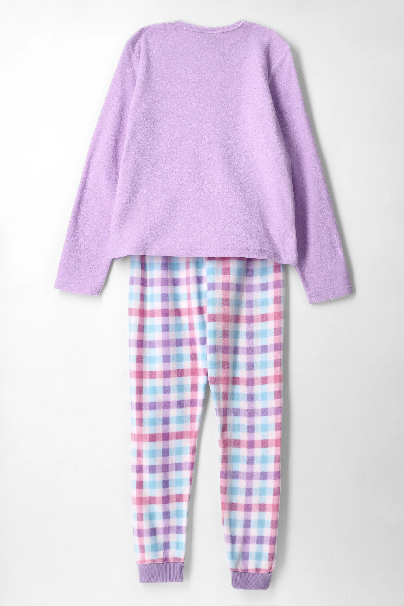 Girls Check Furever Dreaming Sleep Set - Lilac - Image 2