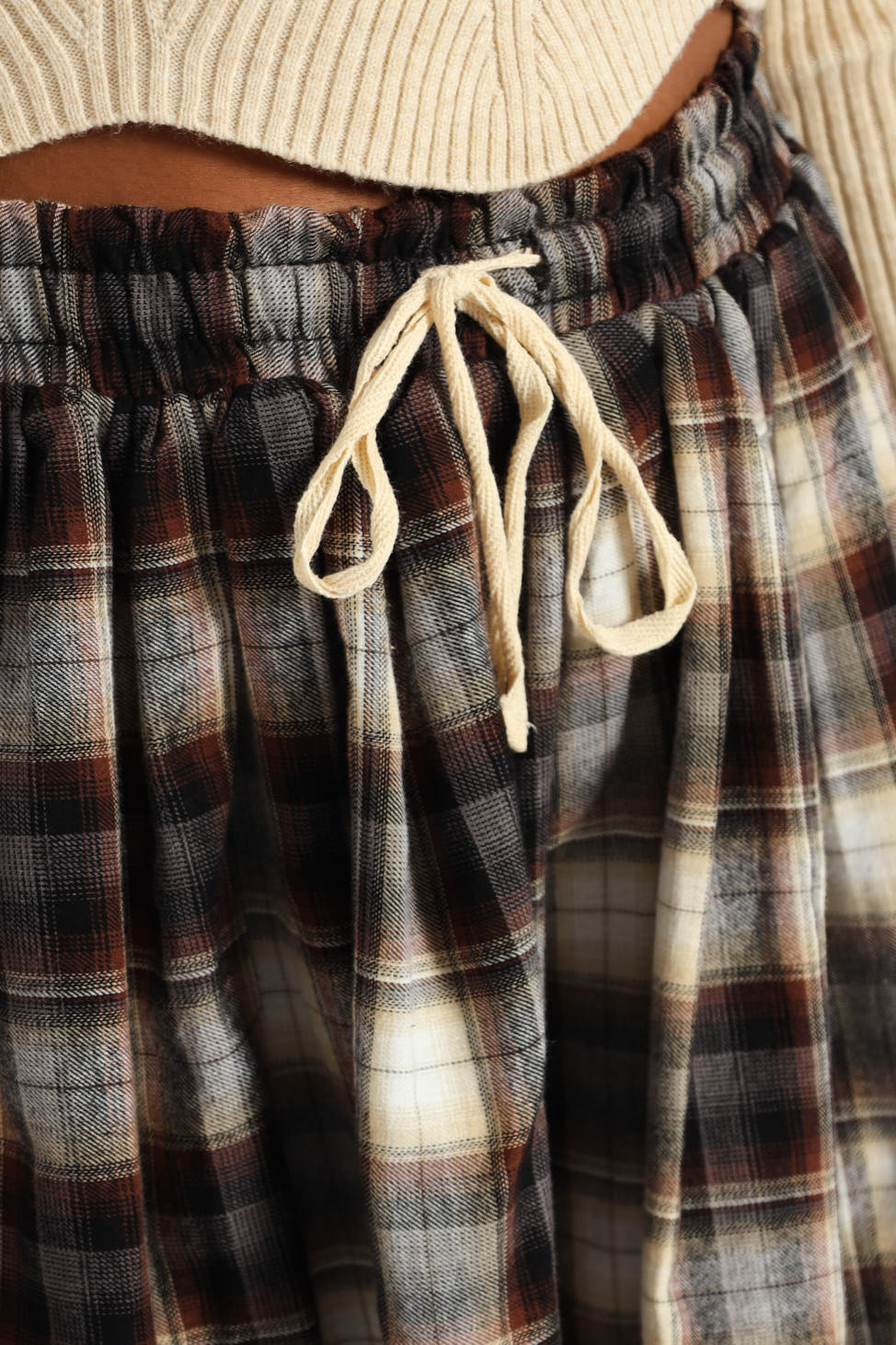 Girls Check Skort - Image 5